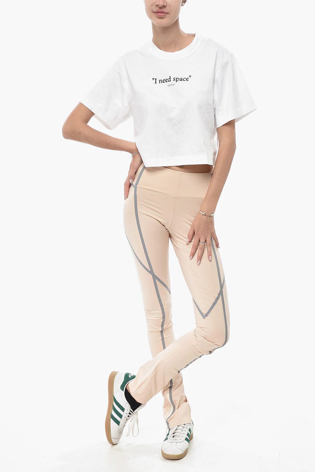 Off-White og1mm0426 Crewneck T-Shirt in White Size XS / US 0-2 / IT 36-38 - 4 Thumbnail
