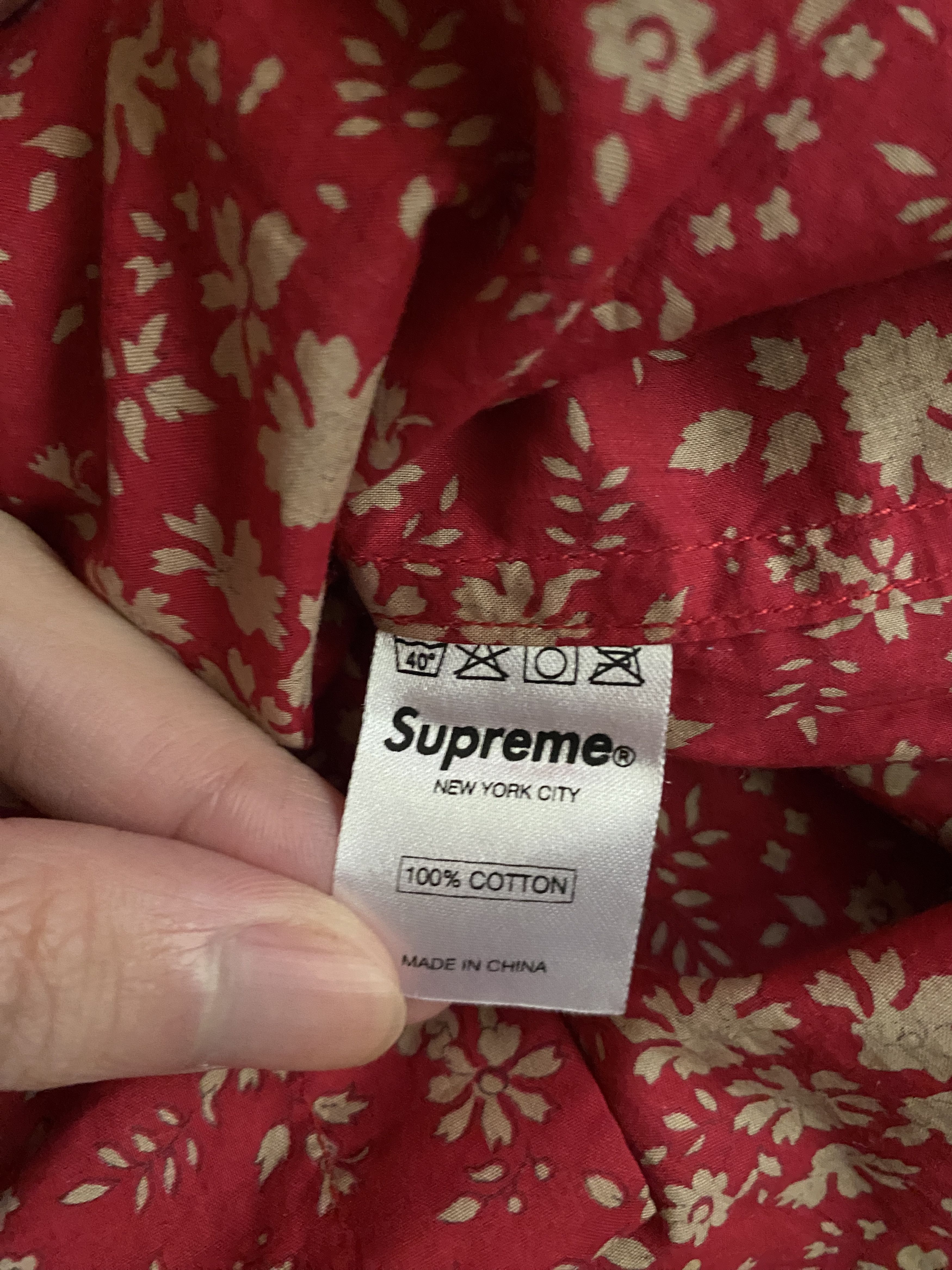 Liberty × Supreme Liberty Floral Shirt SS11 Size US M / EU 48-50 / 2 - 5 Thumbnail