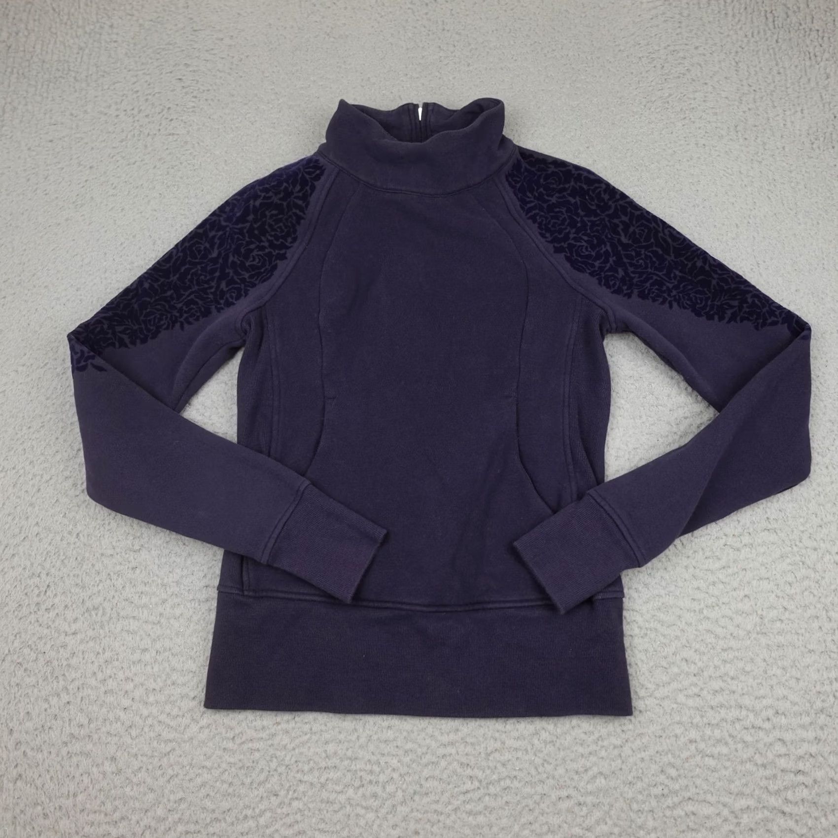 Lululemon Lululemon Pullover Womens 4 Velvet Rose Embossed Half Zip Sweatshirt Jacket Size S / US 4 / IT 40 - 7 Thumbnail