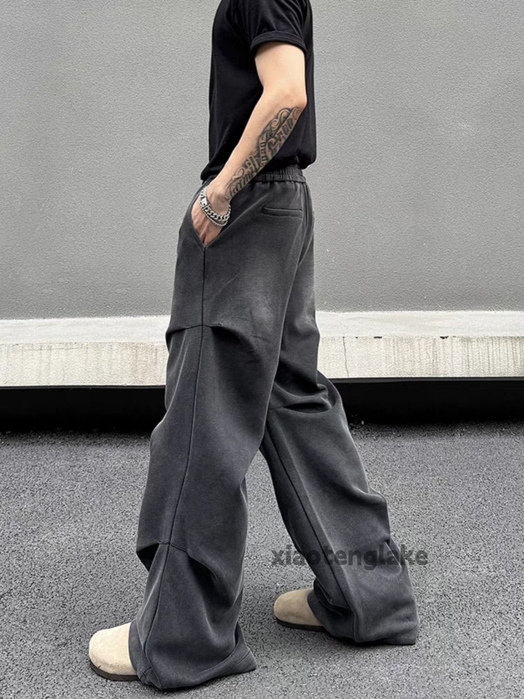 Vintage Unisex outdoor utility faded punk sports sweatpants Size US 36 / EU 52 - 5 Thumbnail