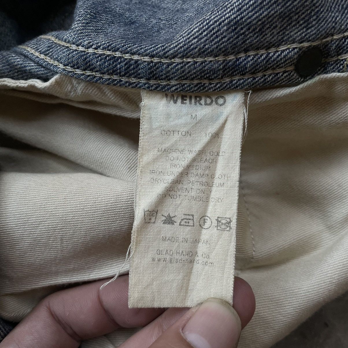 Japanese Brand Weirdo jeans by glad hand Size US 34 / EU 50 - 7 Thumbnail