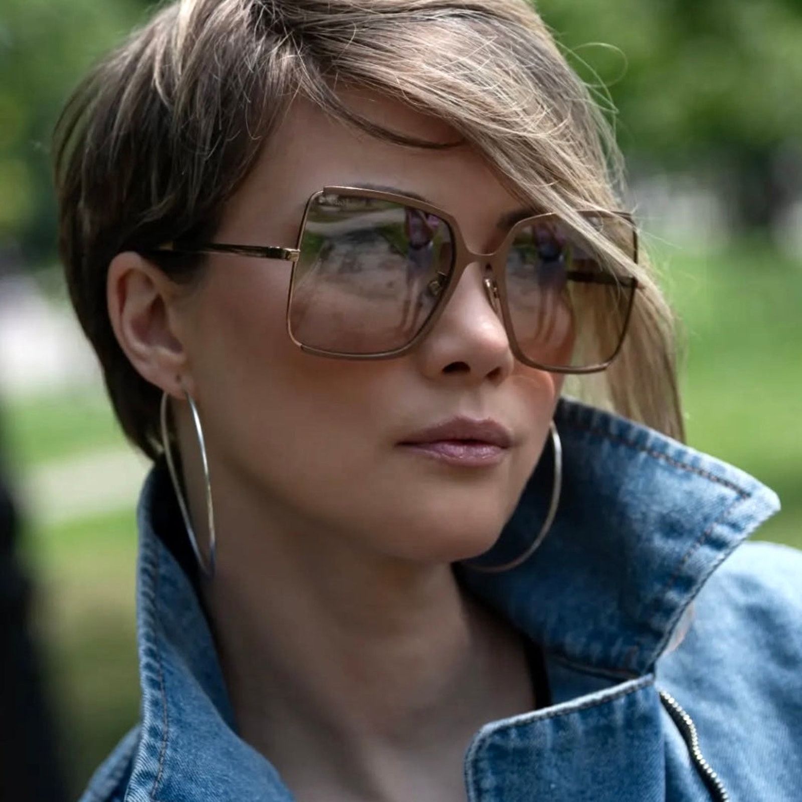 Max Mara New, MAXMARA Sunglasses Weho MM0070-H 34K Authentic Size ONE SIZE - 3 Thumbnail