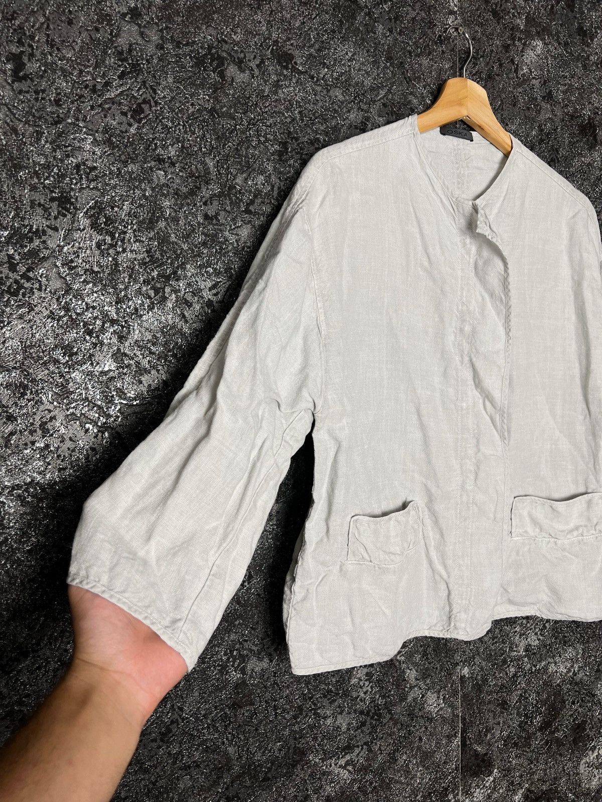 Annette Gortz × Designer Oska Ladies Avant-Garde Linen Blazer Jacket Size 0 Size S / US 4 / IT 40 - 6 Thumbnail