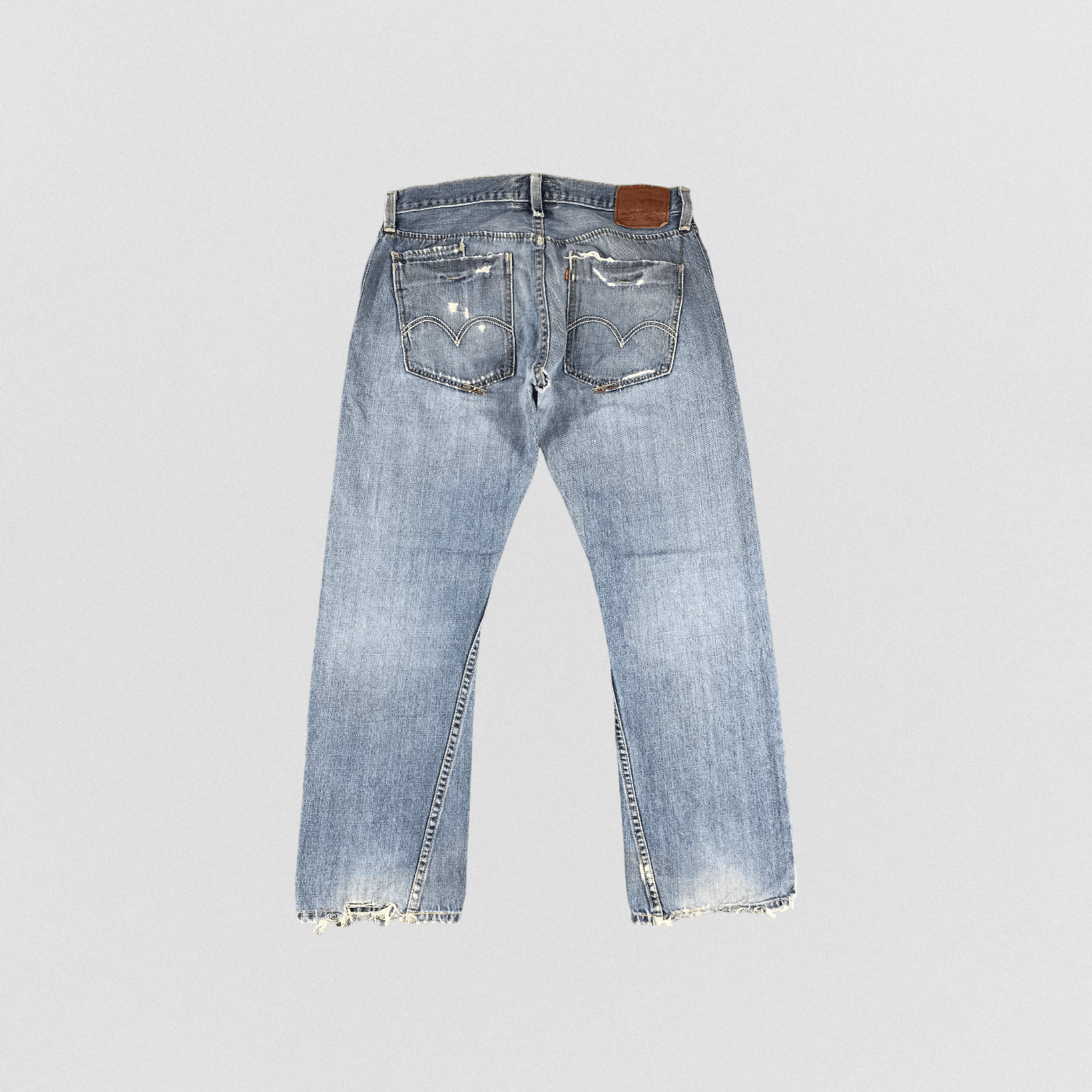 Levi's × Vintage Vintage Distress Levis Jeans Lot 514-JM788 Size US 36 / EU 52 - 2 Thumbnail