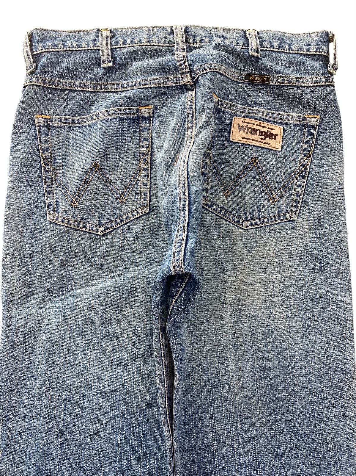 Wrangler Wrangler Mud Wash Denim Style Straight Leg Jeans Size US 32 / EU 48 - 4 Thumbnail