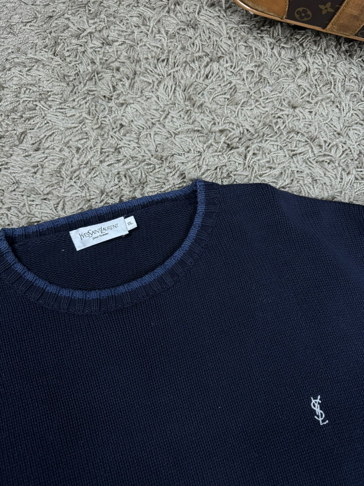 Yves Saint Laurent Vintage sweater Yves Saint Laurent 90s original luxury item Size US XXL / EU 58 / 5 - 2 Thumbnail