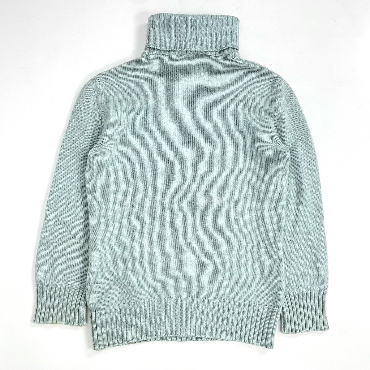 Celine Vtg Celine Cashmere Triomphe Jacquard Turtleneck Knitwear Size US M / EU 48-50 / 2 - 14 Thumbnail