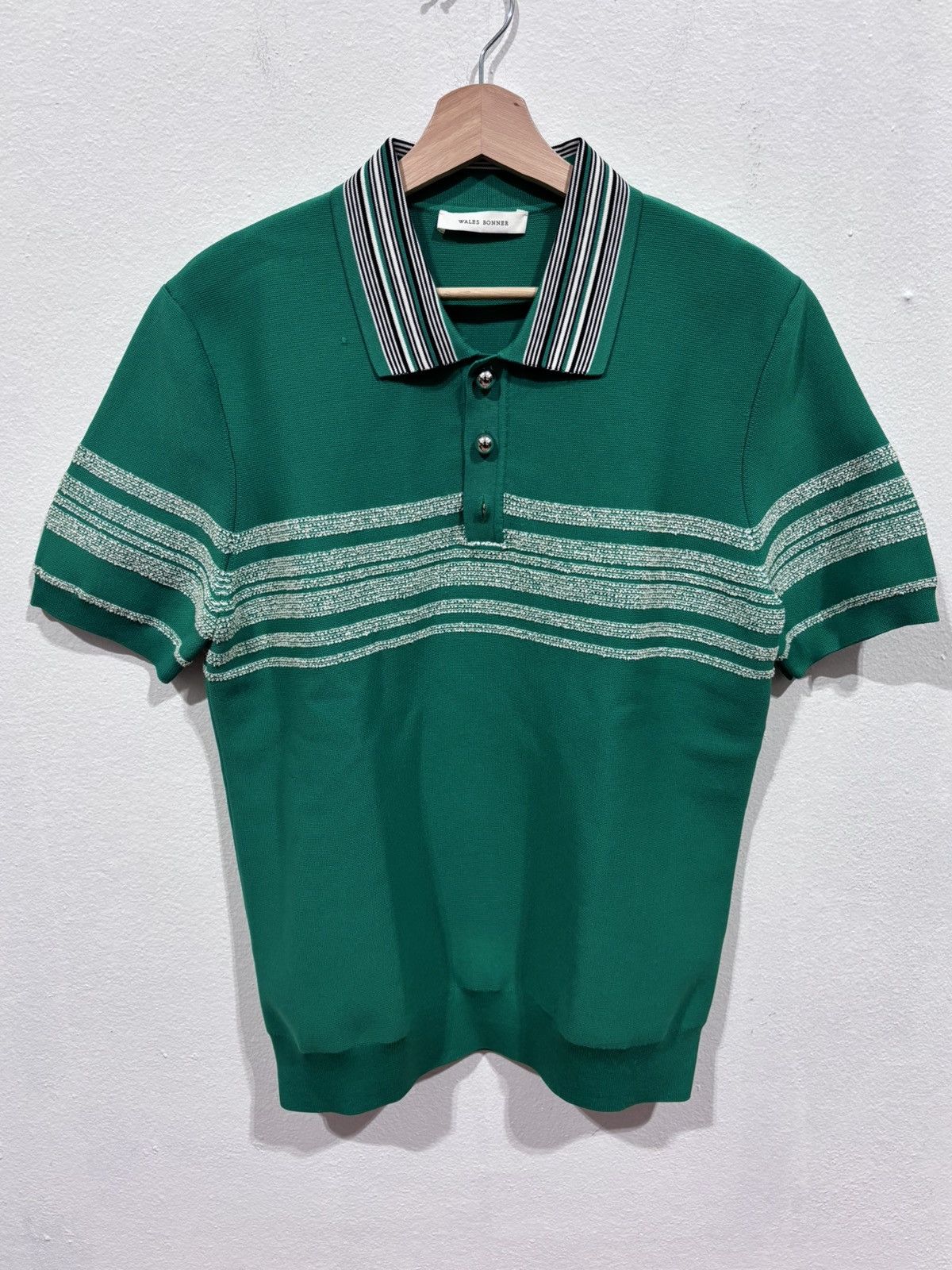 Wales Bonner Wales Bonner Dawn Knit Polo Size US XL / EU 56 / 4 - 1 Thumbnail