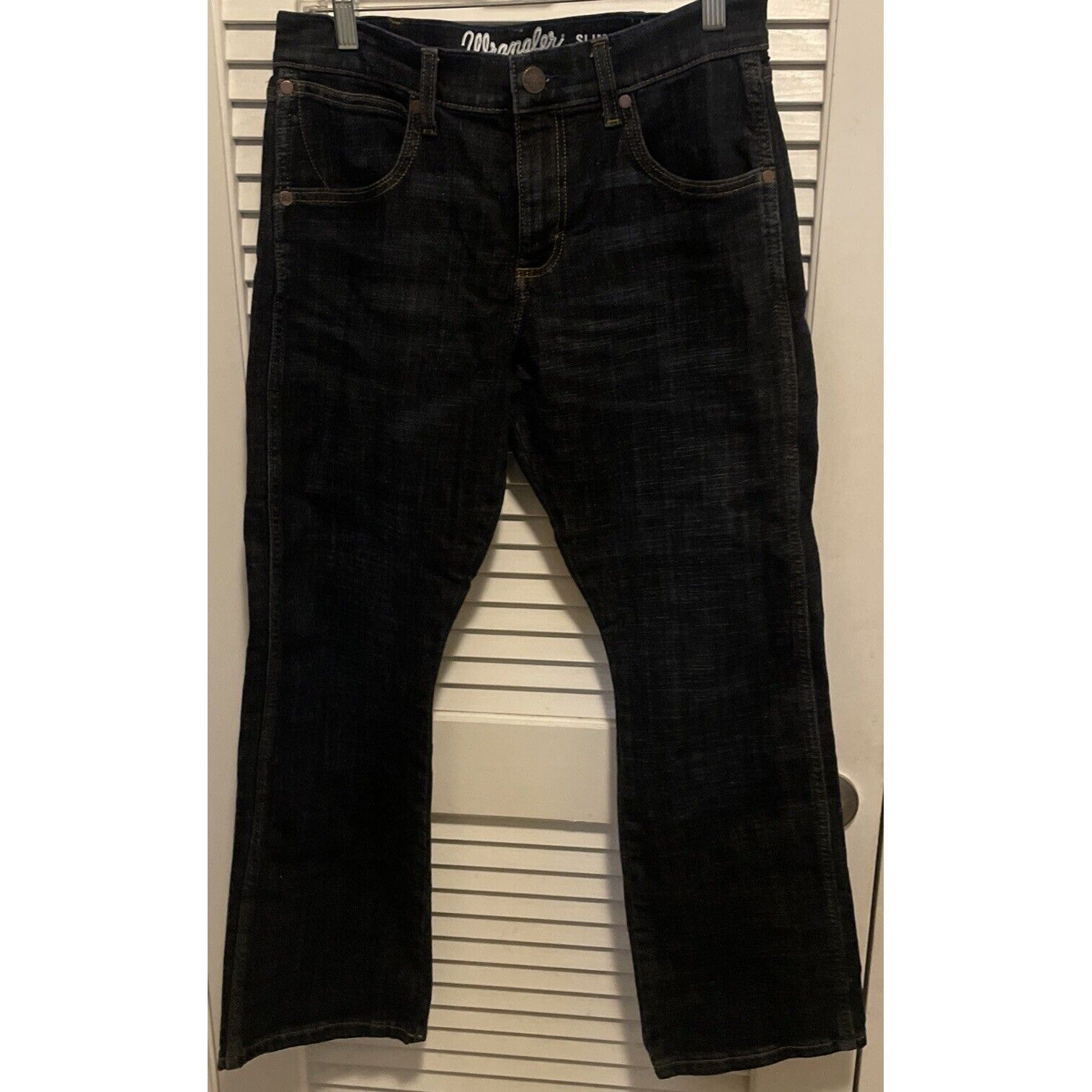 Wrangler Wrangler Retro Slim Boot Mens Blue Jeans 29x30 Cowboy Wester Size US 29 - 1 Thumbnail