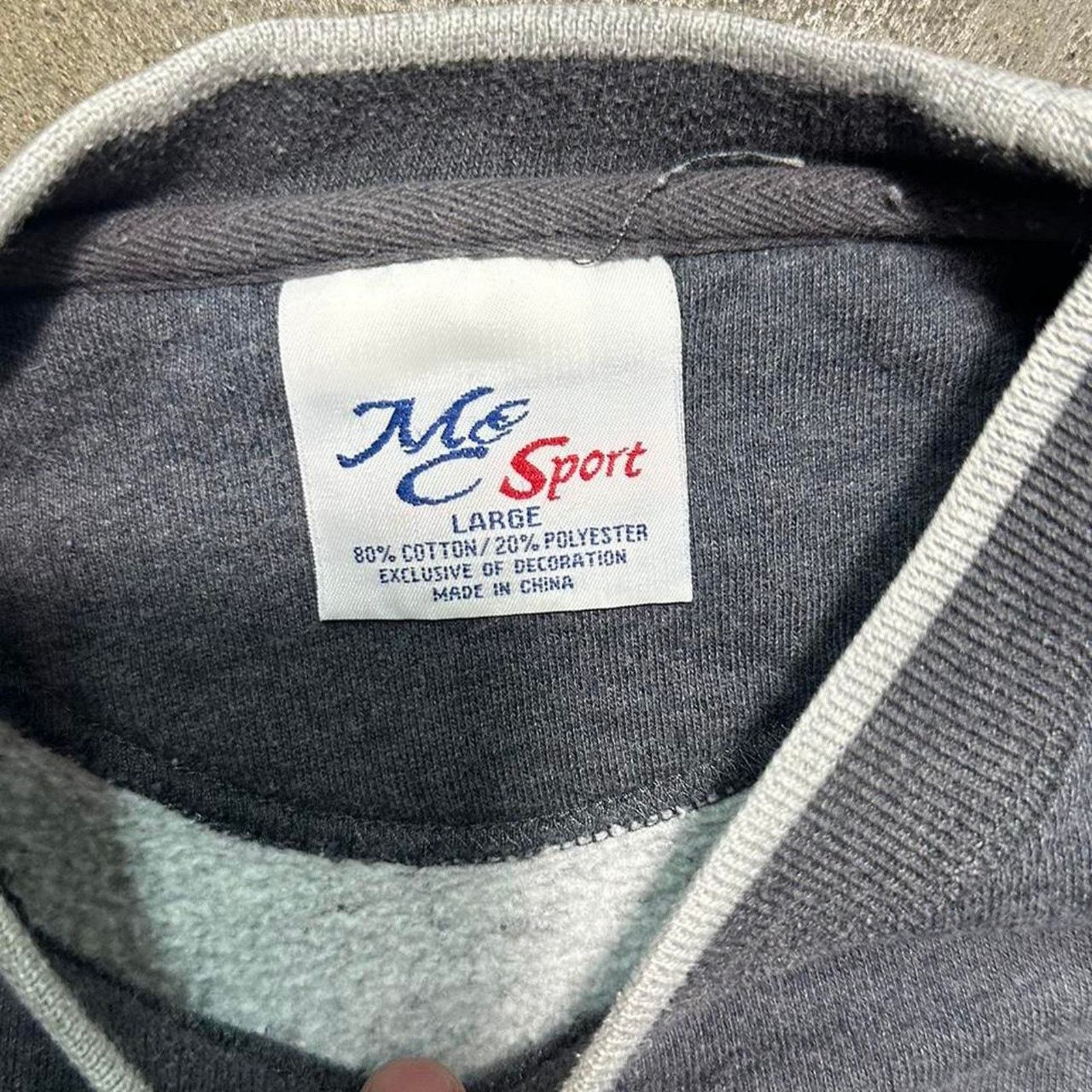 Other Vintage 90s Golf Embroidered Crewneck Gray Boxy Sweatshirt Size US L / EU 52-54 / 3 - 4 Thumbnail