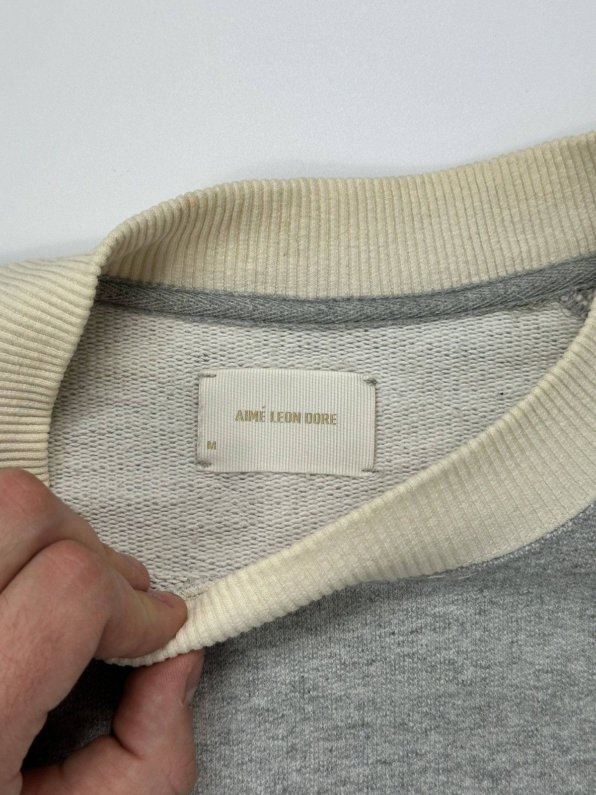 Aime Leon Dore Aim Leon Dore Sweatshirt Luxury Gray Logo Size US M / EU 48-50 / 2 - 9 Thumbnail