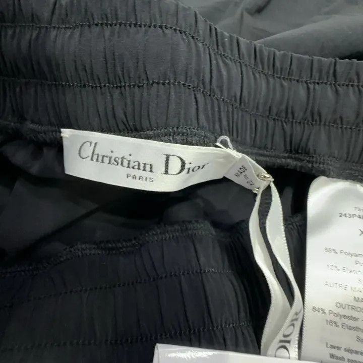 Dior Dior Logo Drawstring Black Casual Shorts 0079-2507 Size 22" - 6 Thumbnail
