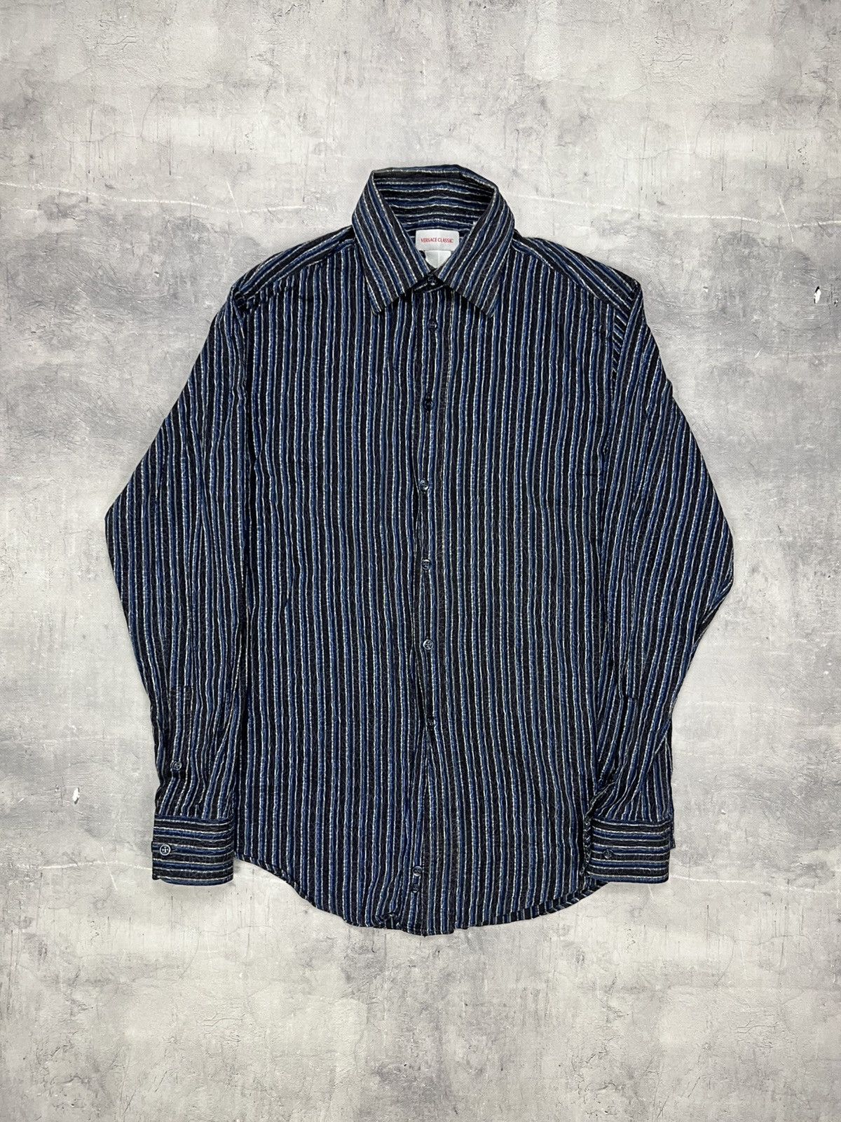 Versace Versace classic Monogram Shirt Size US L / EU 52-54 / 3 - 11 Thumbnail