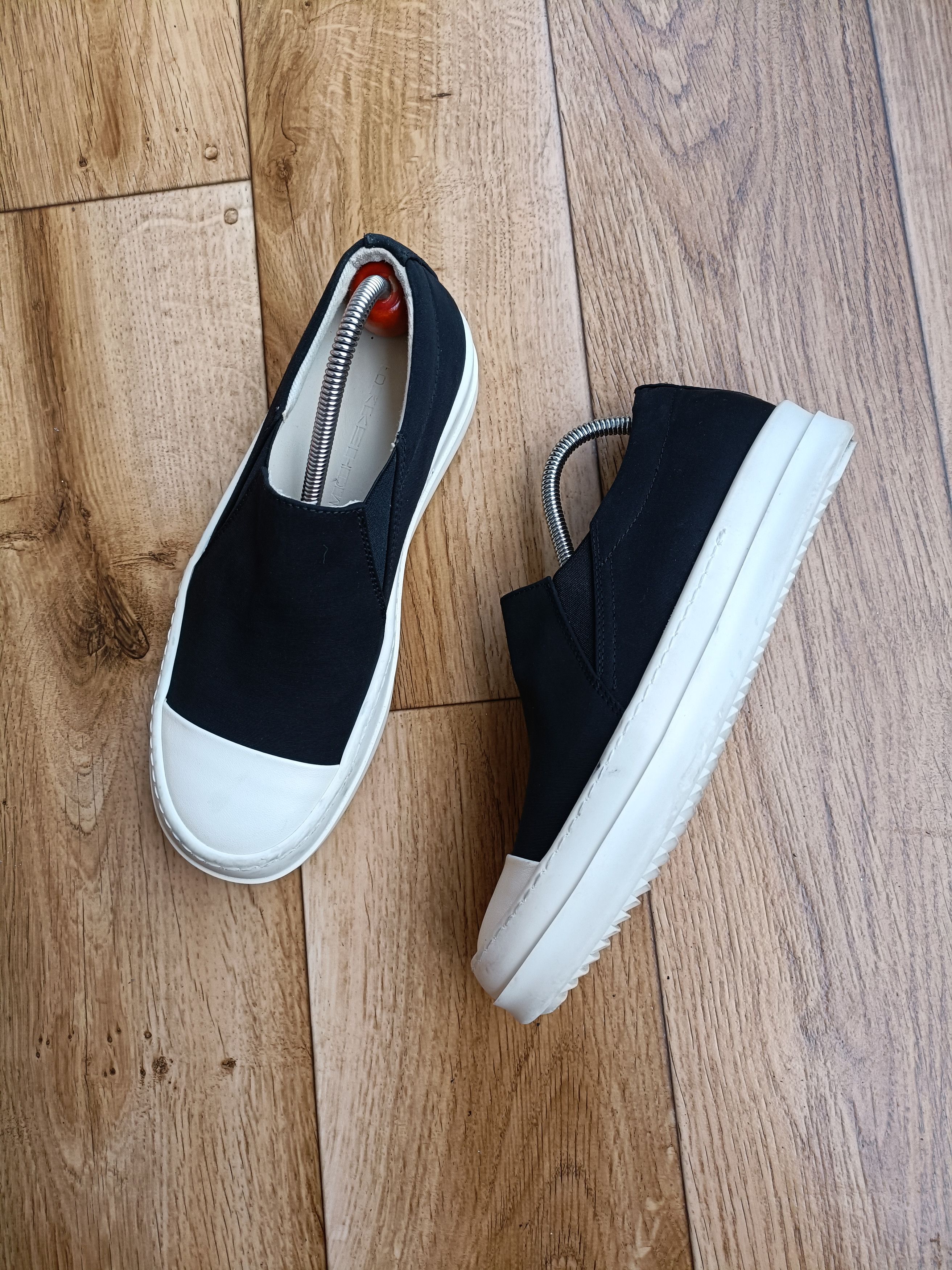 Rick Owens Rick Owens Drkshdw Canvas Boat Slip On Size US 6 / IT 36 - 2 Thumbnail