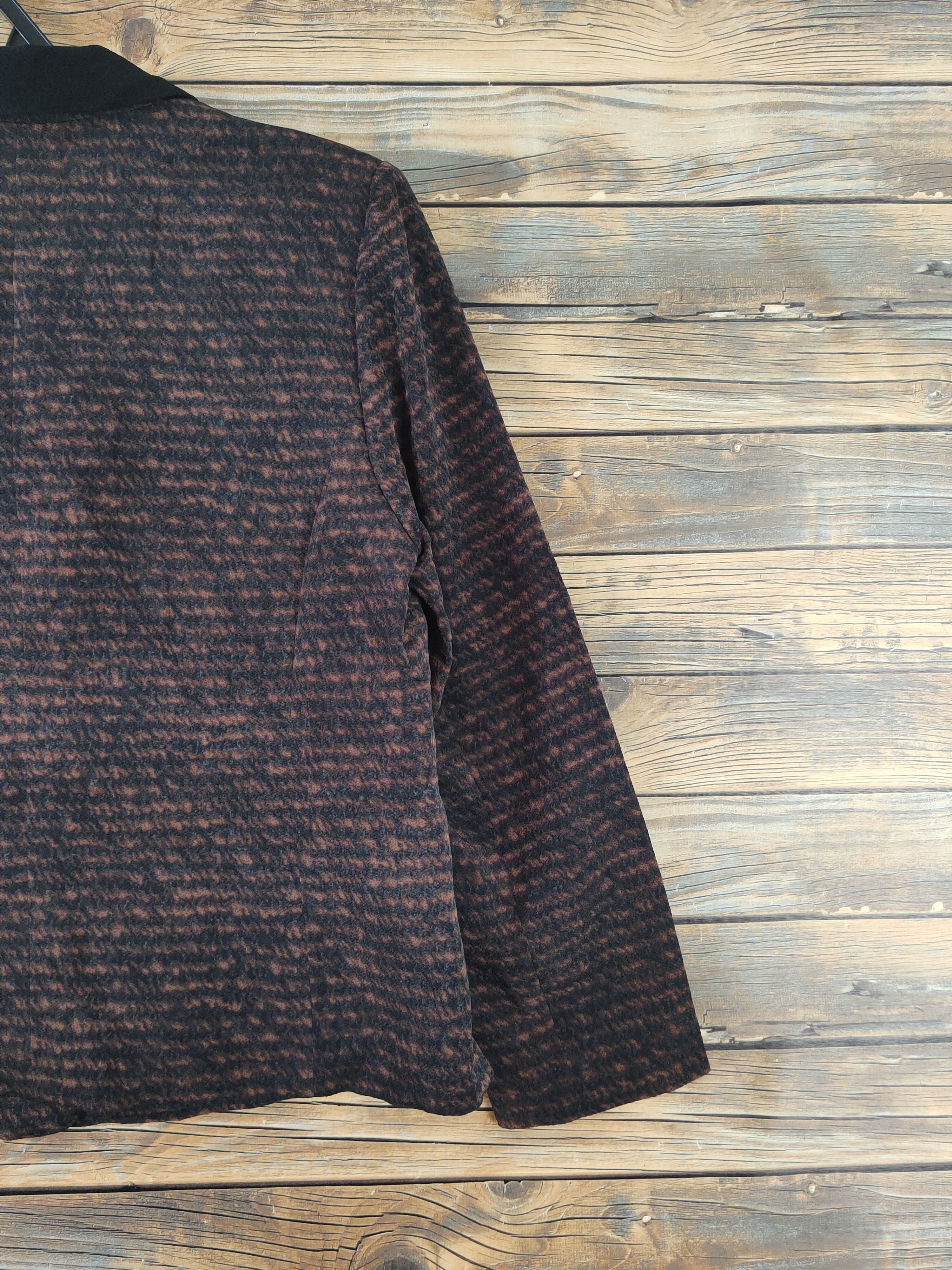 Japanese Brand × Vintage Vintage Tomi Miyazki Black Brown Blazers Size M / US 6-8 / IT 42-44 - 9 Thumbnail