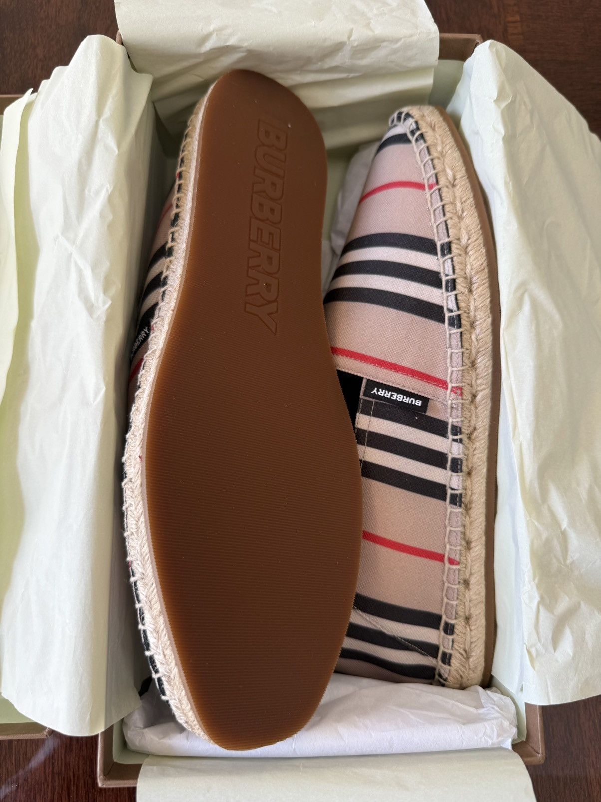 Burberry Burberry Icon Stripe Espadrilles Size US 8 / EU 41 - 2 Thumbnail