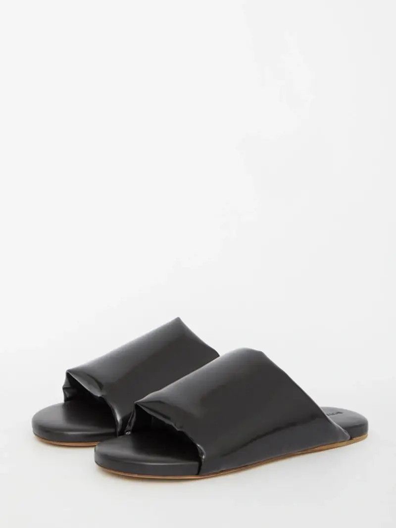 Bottega Veneta o1n1vont0824 Cushion Mule in Black Size US 6 / EU 39 - 4 Thumbnail