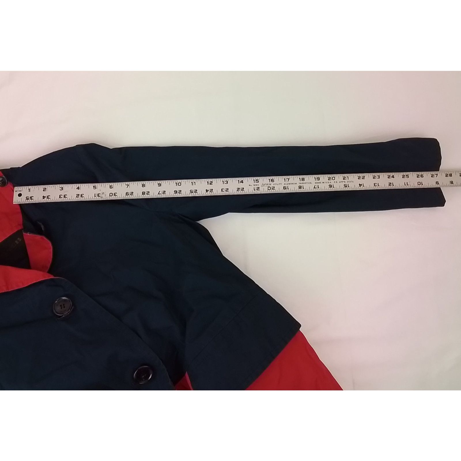 Coach Coach Trench Jacket Women's M Blue/Red #J3065 Size M / US 6-8 / IT 42-44 - 10 Thumbnail