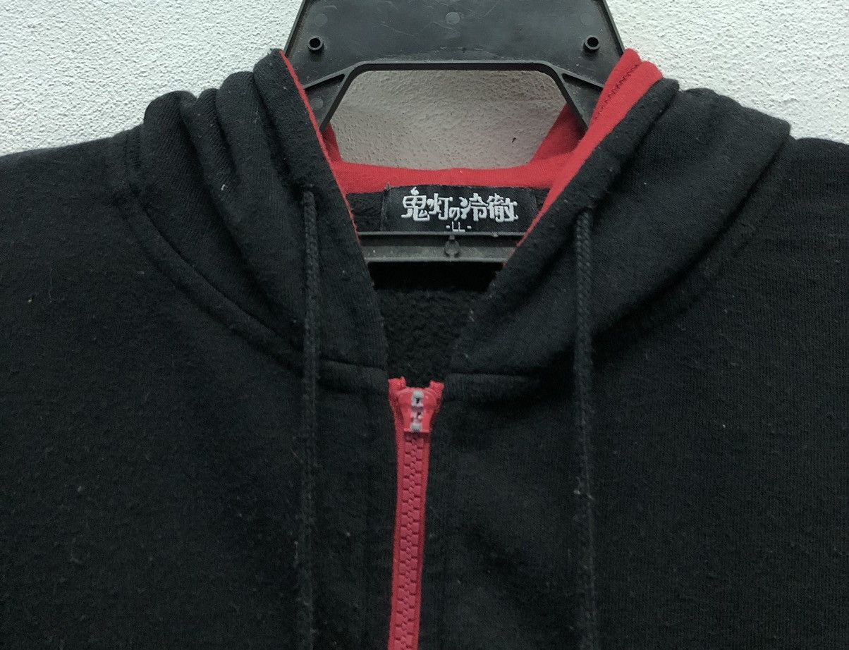 Anime × Japanese Brand × Vintage Hoozuki no Reitetsu Anime Hoodie – Black with Red Accents Size US XL / EU 56 / 4 - 10 Thumbnail