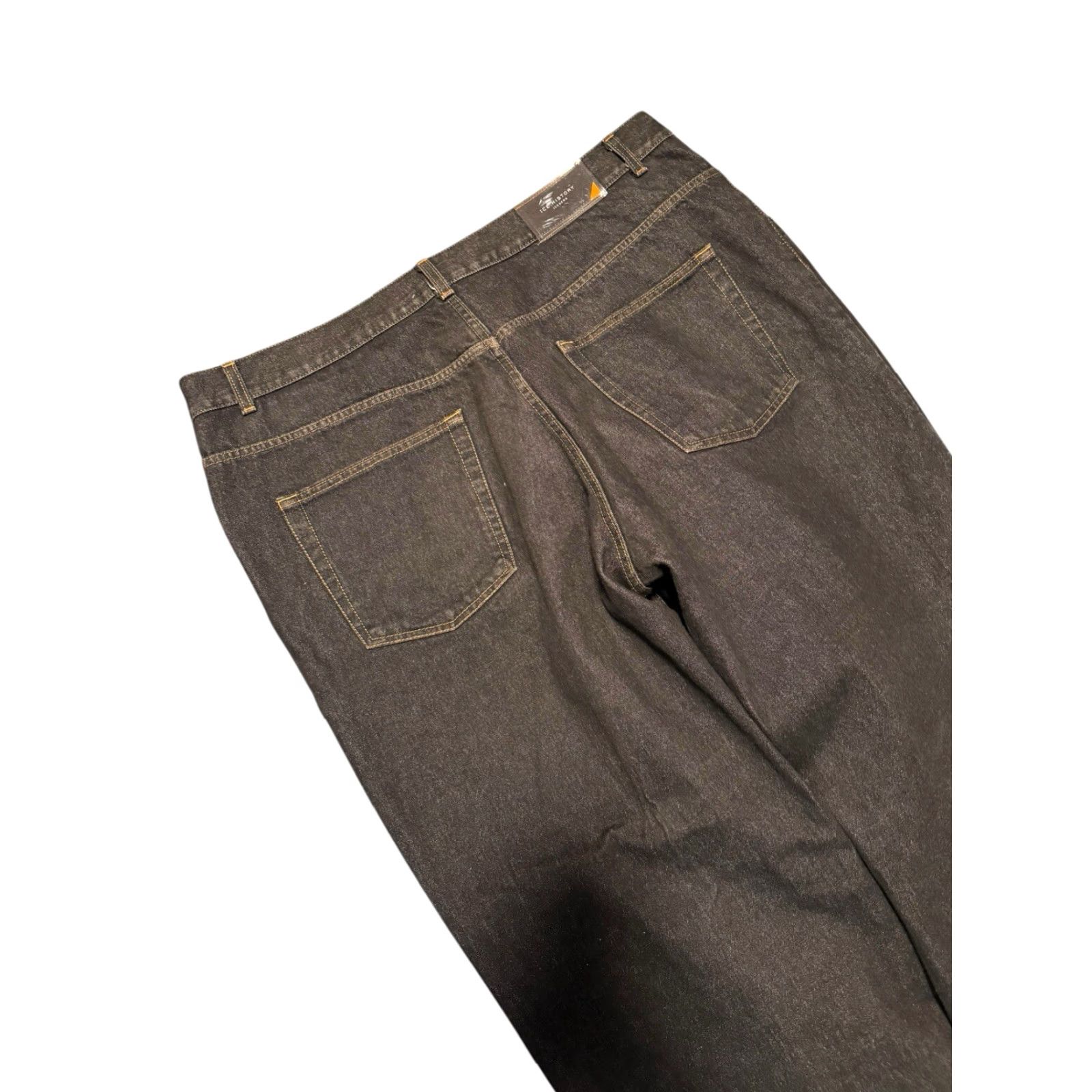 Vintage Iceberg Jeans History Bugs Bunny Looney Tunes Mens 42x34 Black Baggy Italy Wide Leg Jeans Distressed Stretch 5-Pocket Hip Hop Modern Wide-Leg Mens Size US 42 / EU 58 - 7 Thumbnail