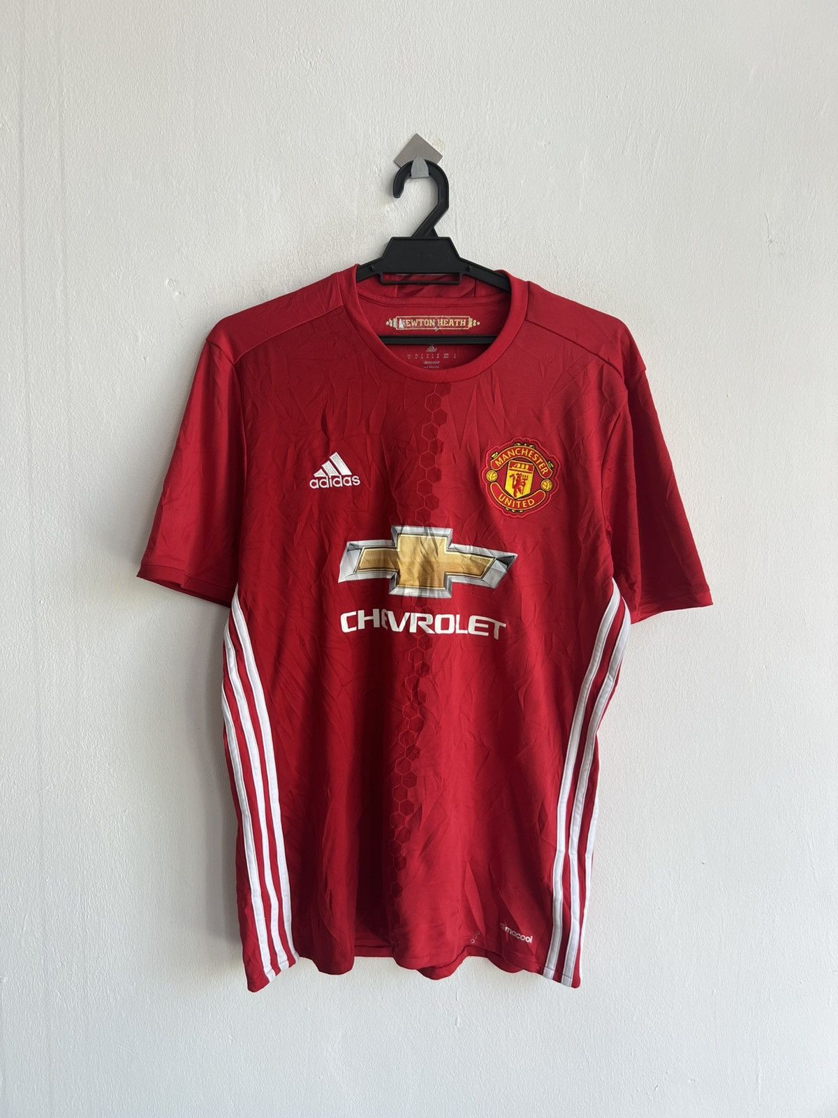 Adidas 2016-17 Adidas Manchester United Home Jersey Medium Size US M / EU 48-50 / 2 - 2 Thumbnail