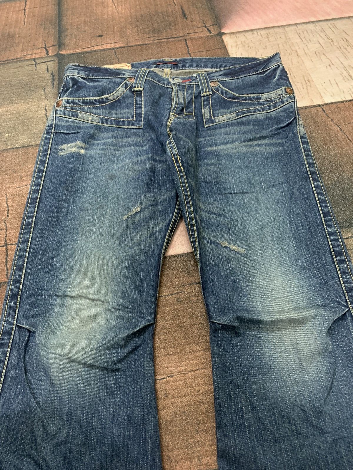 If Six Was Nine FLARE 🇯🇵JAPAN FINEST BLUE WAY DENIM Size US 33 - 13 Thumbnail
