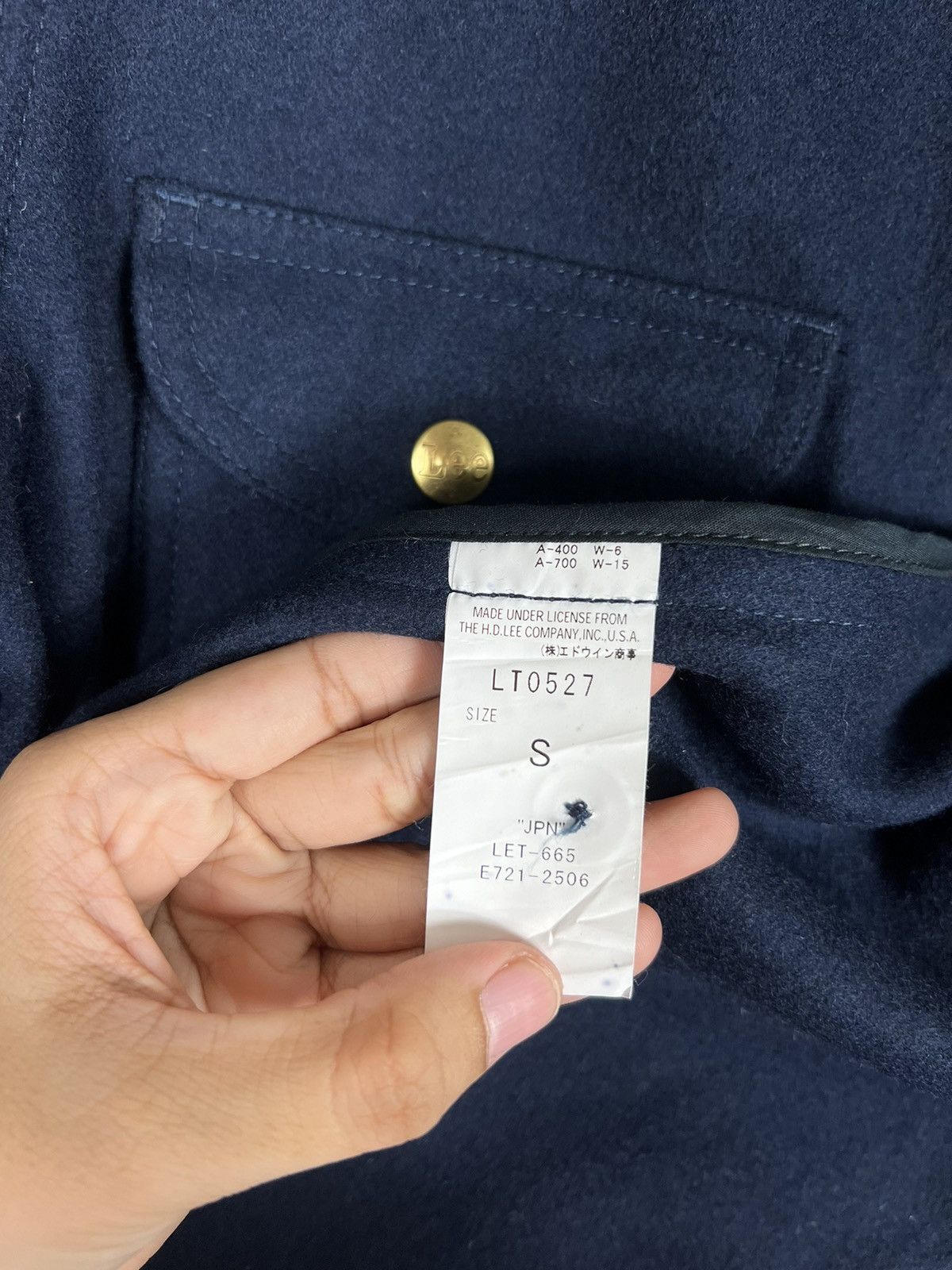 Lee 🔥 LEE WOOL SHIRT CPO JACKET Size US S / EU 44-46 / 1 - 13 Thumbnail