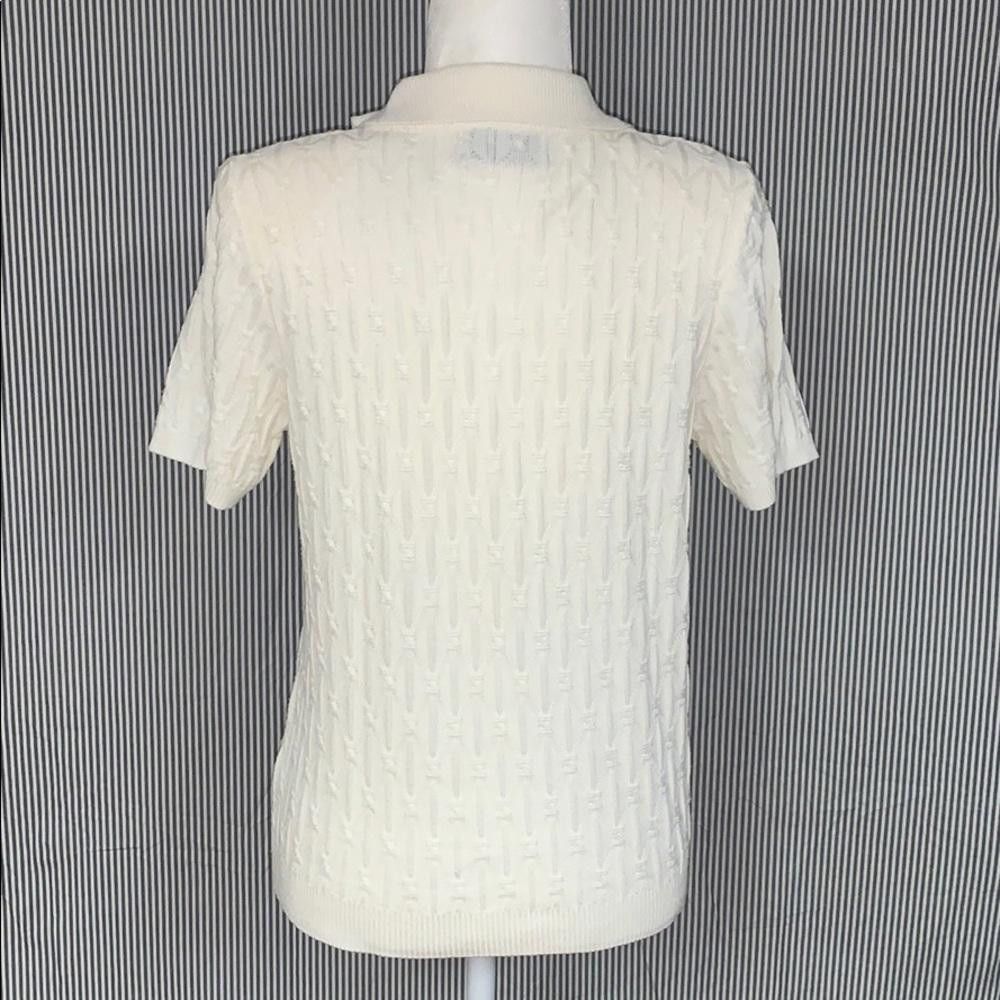 Designer Vintage Alfred Dunner Petite Collared Polo, MP Size M / US 6-8 / IT 42-44 - 4 Thumbnail