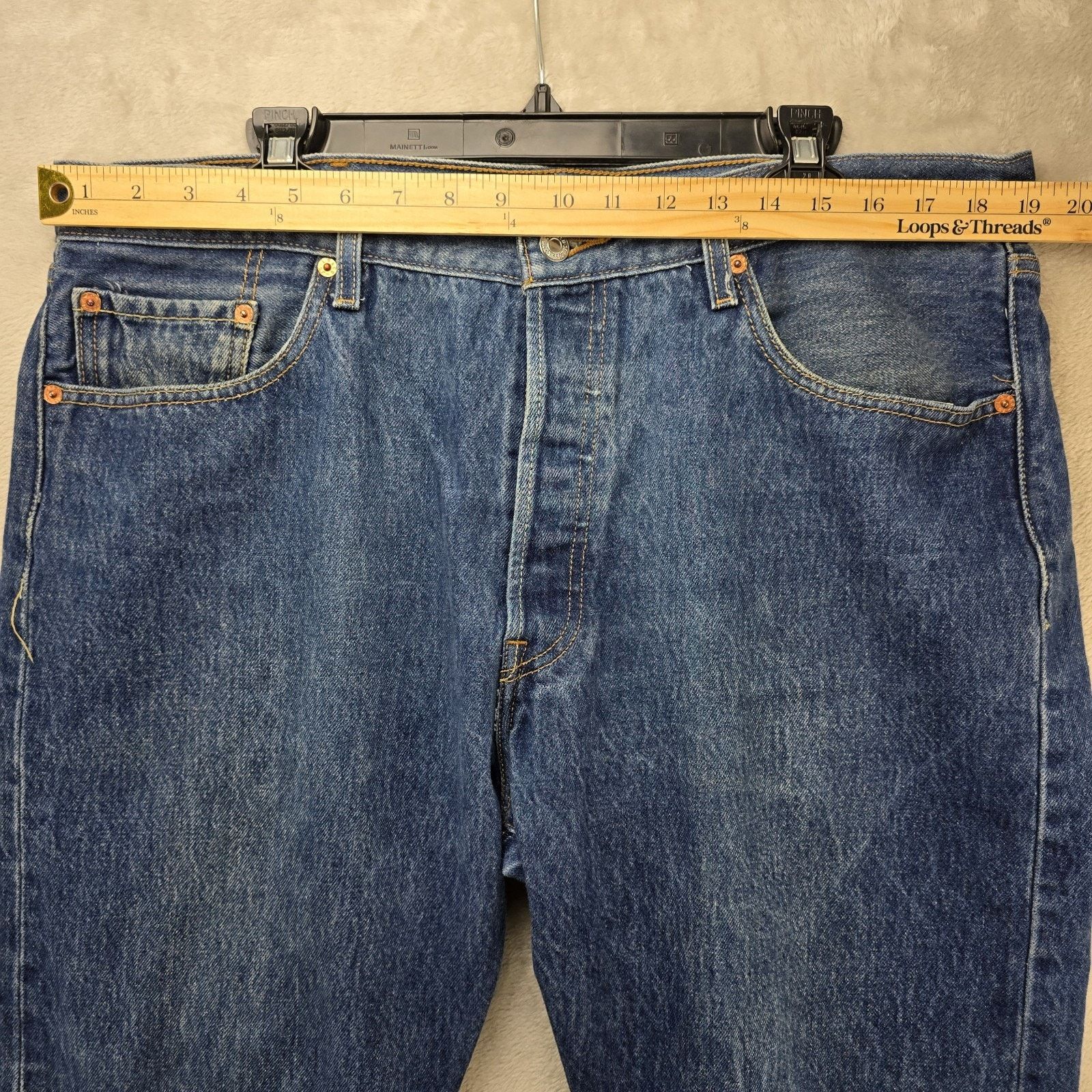 Levi's Vintage Levis Jeans Mens 40x32 (Fits 38x28) Denim 501 Y2K Size US 38 / EU 54 - 11 Thumbnail