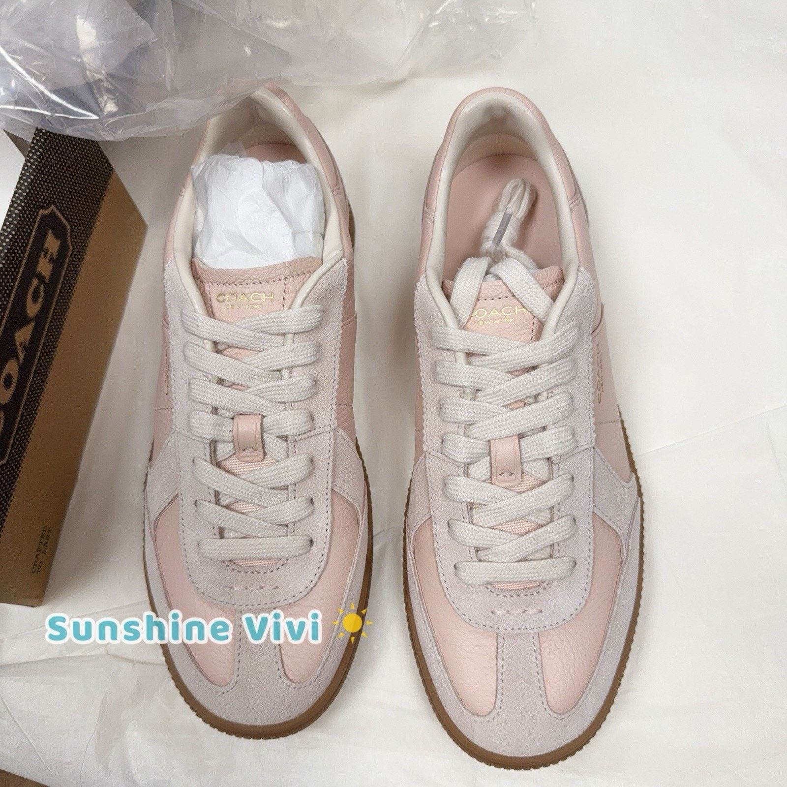 Coach NWT Coach Women's Ellis Sneaker Blush CAQ33 US 8 Size US 8 / IT 38 - 2 Thumbnail