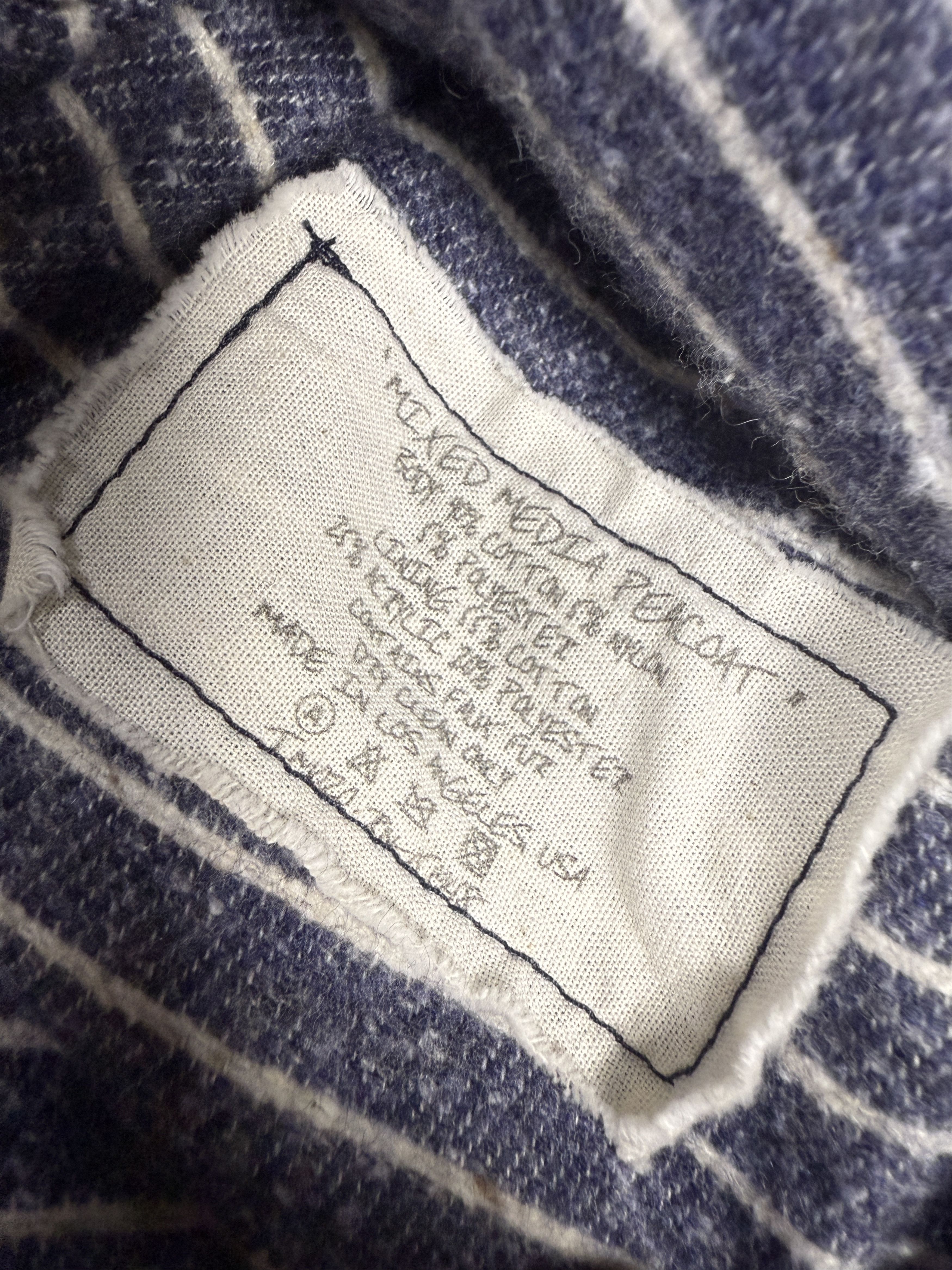 Greg Lauren Greg Lauren Mixed Media US NAVY Peacoat Jacket Size US XXL / EU 58 / 5 - 4 Thumbnail