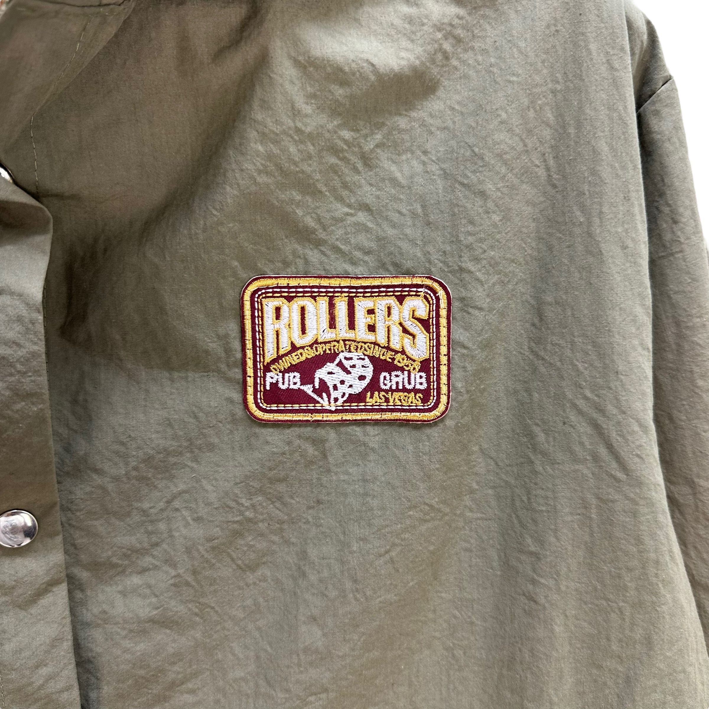 Japanese Brand ROLLERS SKULL ON BACK BIG LOGO HOODIE JACKET #8037-198 Size US L / EU 52-54 / 3 - 5 Thumbnail