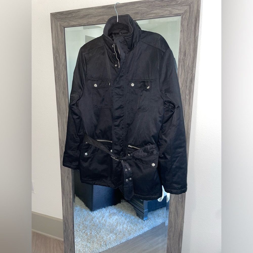 H&M H&M black heavy duty parka jacket Size XXL / US 16-18 / IT 52-54 - 2 Thumbnail