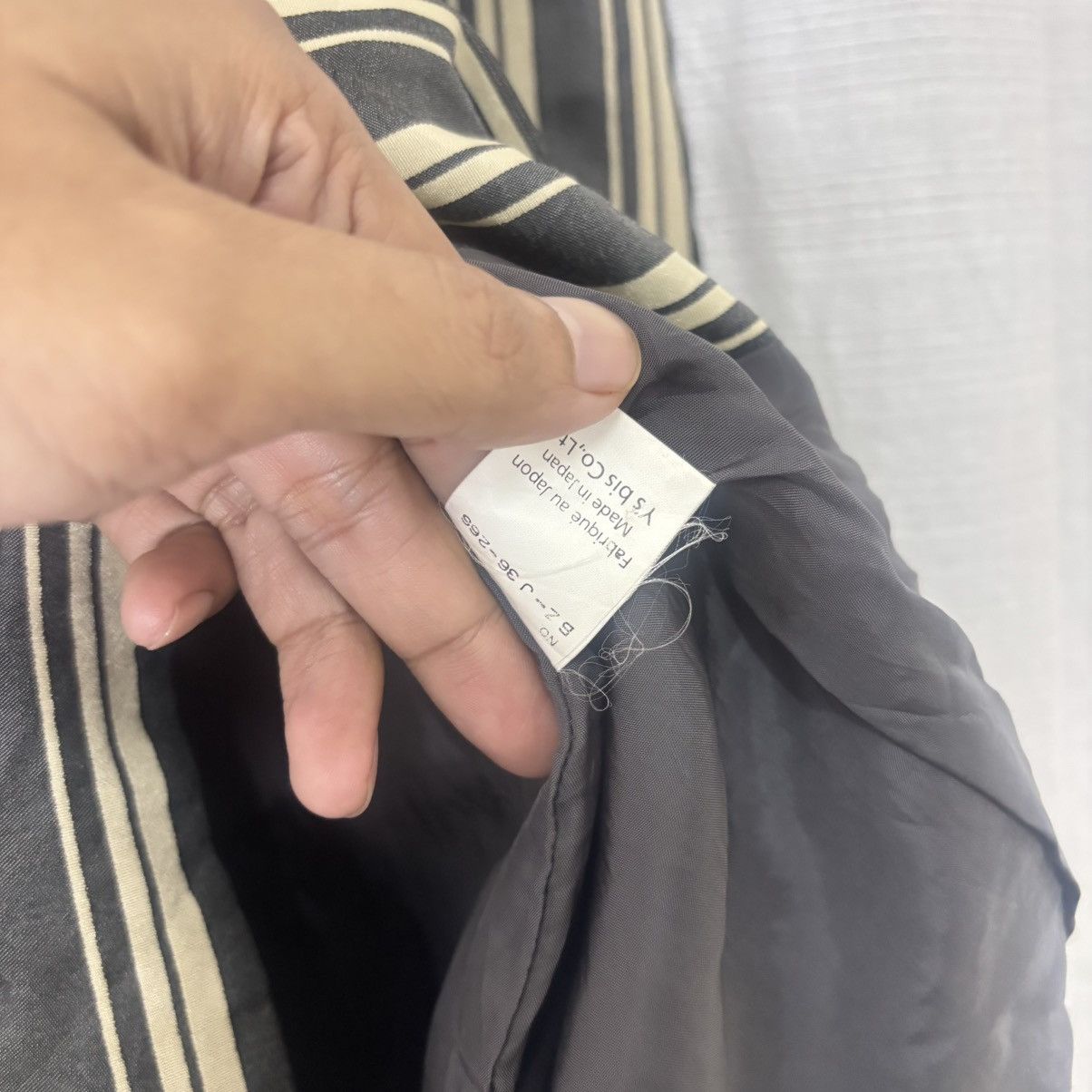 Yohji Yamamoto y's bis yohji yamamoto striped blazer Size US M / EU 48-50 / 2 - 6 Thumbnail