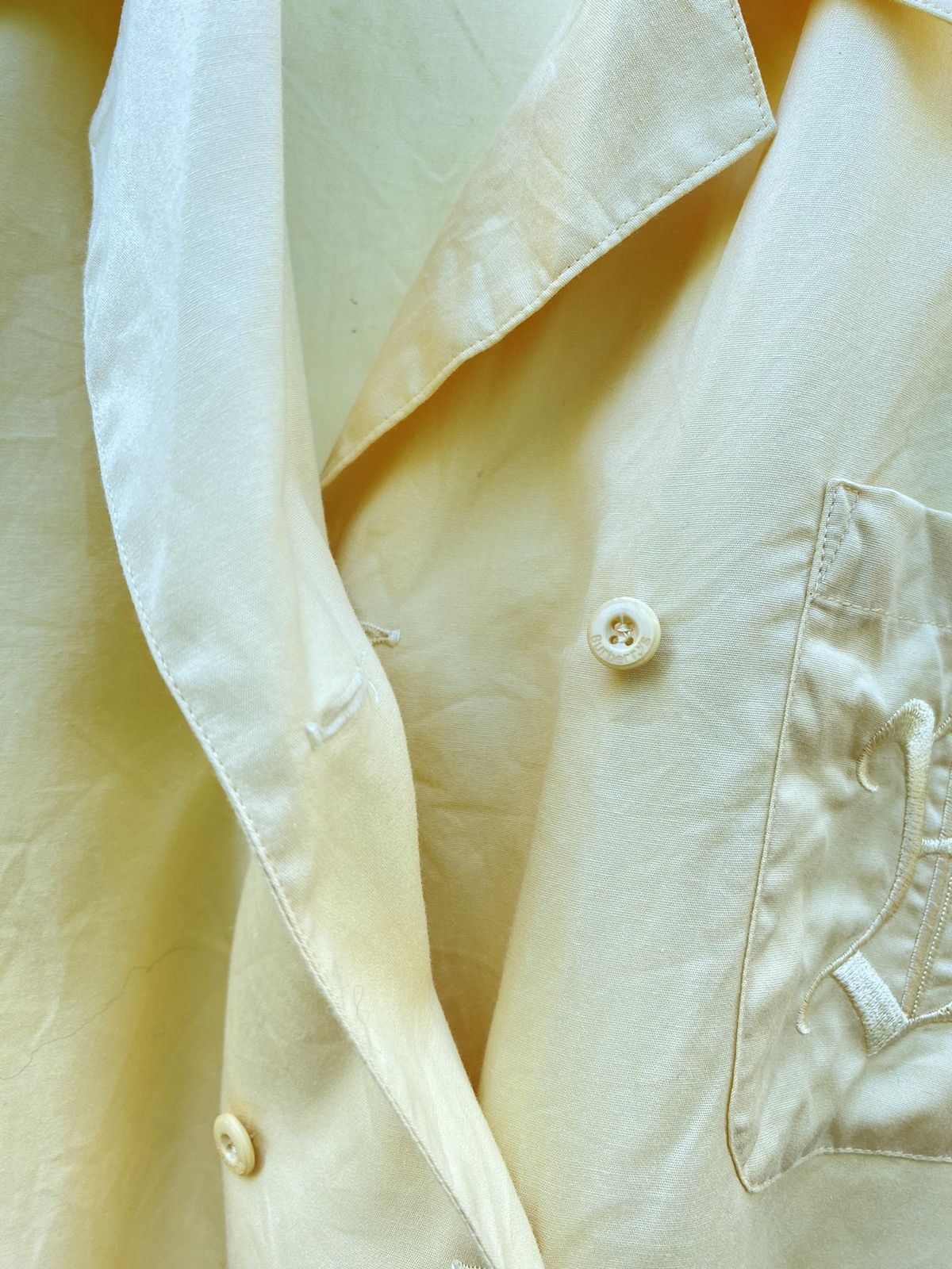 Burberry Burberry yellow long-sleeved shirt with front buttons Size M / US 6-8 / IT 42-44 - 9 Thumbnail
