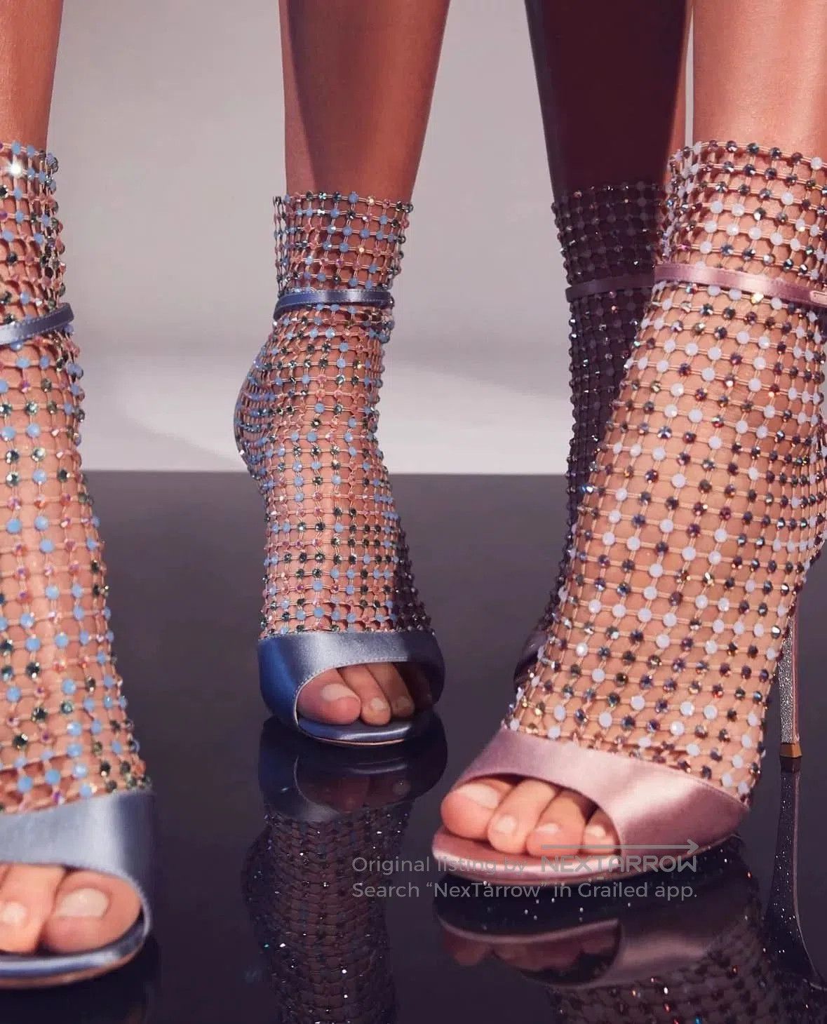 Rene Caovilla Rene Caovilla Crystal Embellished Heels. Size US 8 / IT 38 - 8 Thumbnail