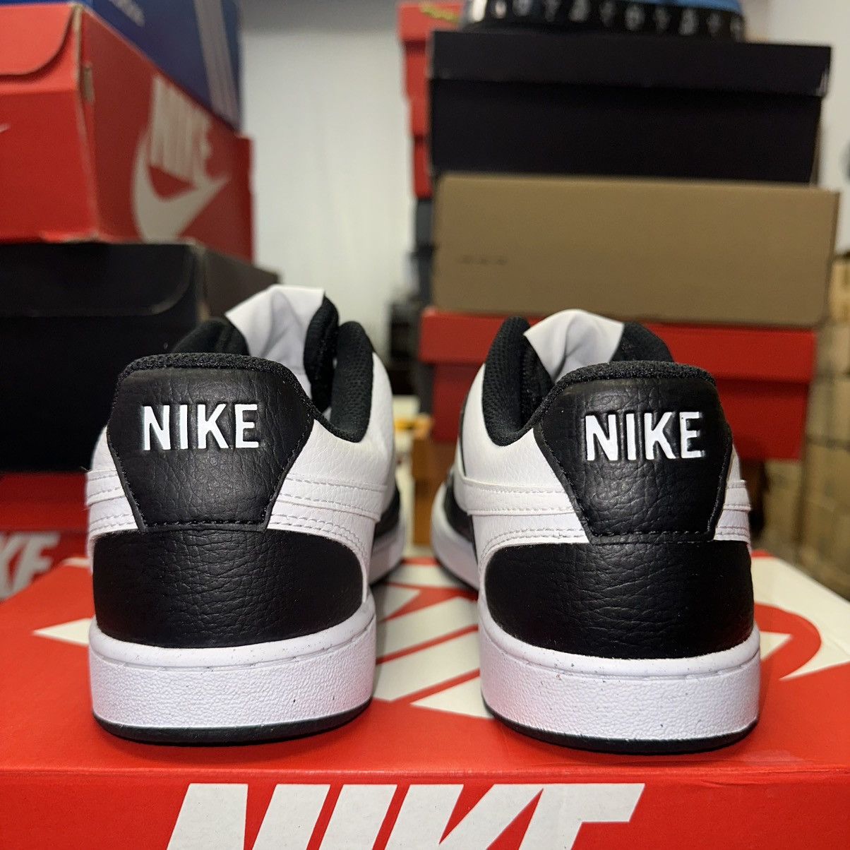 Nike Size 9.5W (8M)- Nike Court Vision Low Black White DH3158-003 Size US 9.5 / IT 39.5 - 4 Thumbnail