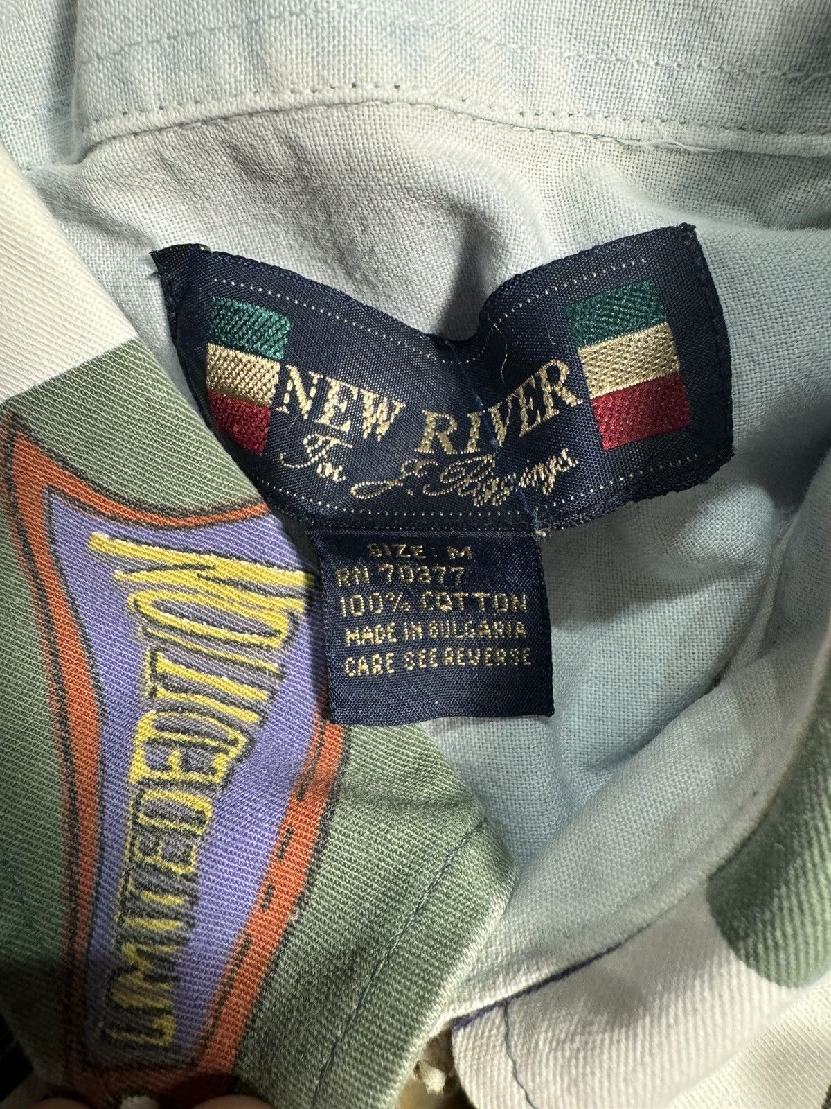 Other Vintage Flag AOP Graphic Button Down Long Sleeve Size US M / EU 48-50 / 2 - 5 Thumbnail