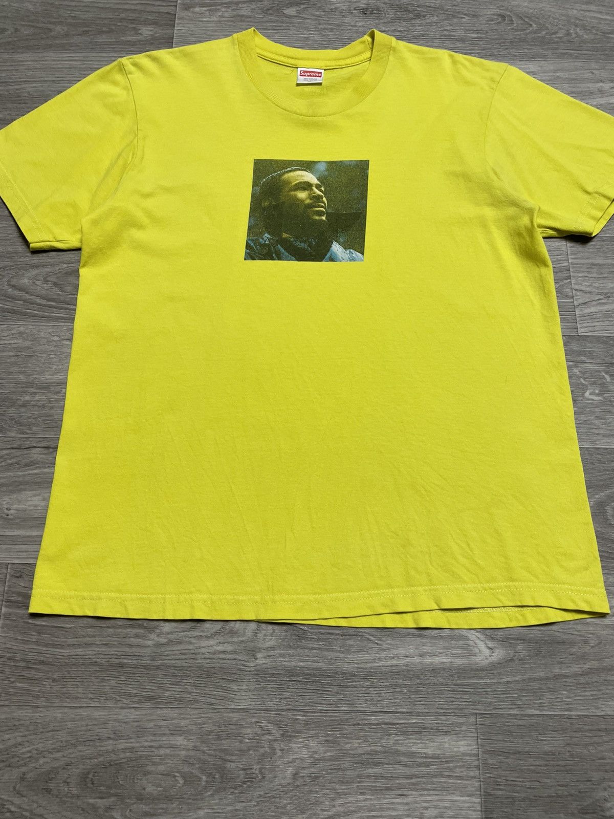 Supreme Supreme Marvin Gaye Yellow T-Shirt FW18 Size US M / EU 48-50 / 2 - 4 Thumbnail
