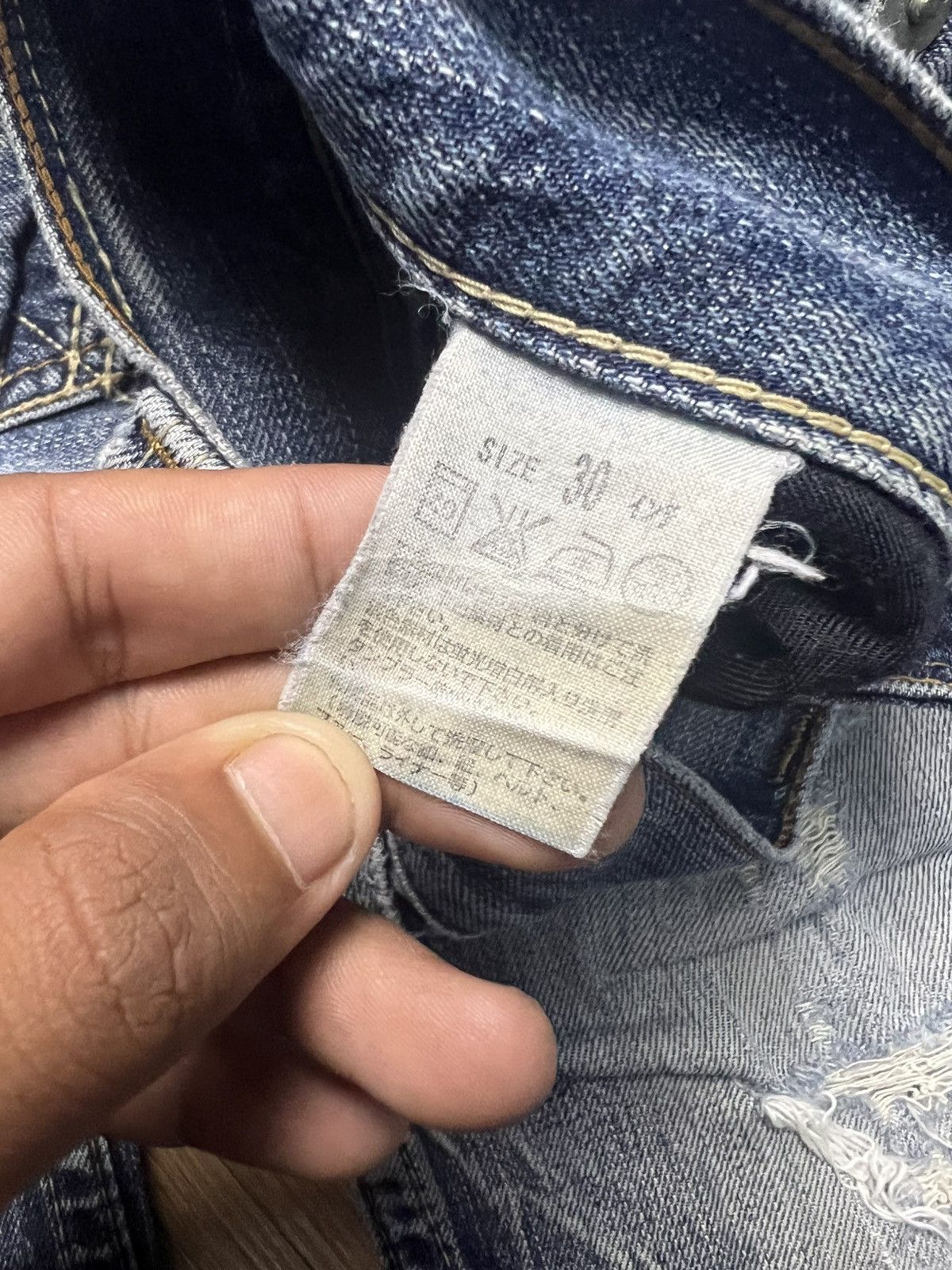 Levi's Levi’s 502 Custom Ripped Jeans (43) Size US 30 / EU 46 - 12 Thumbnail