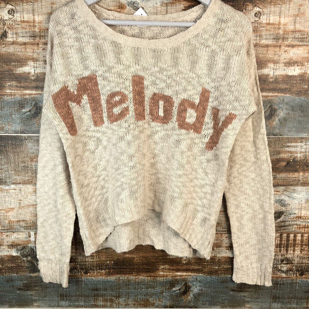 Homespun Knitwear Melody Mouth Vallery Brown Knitwear #A1366 Size M / US 6-8 / IT 42-44 - 6 Thumbnail
