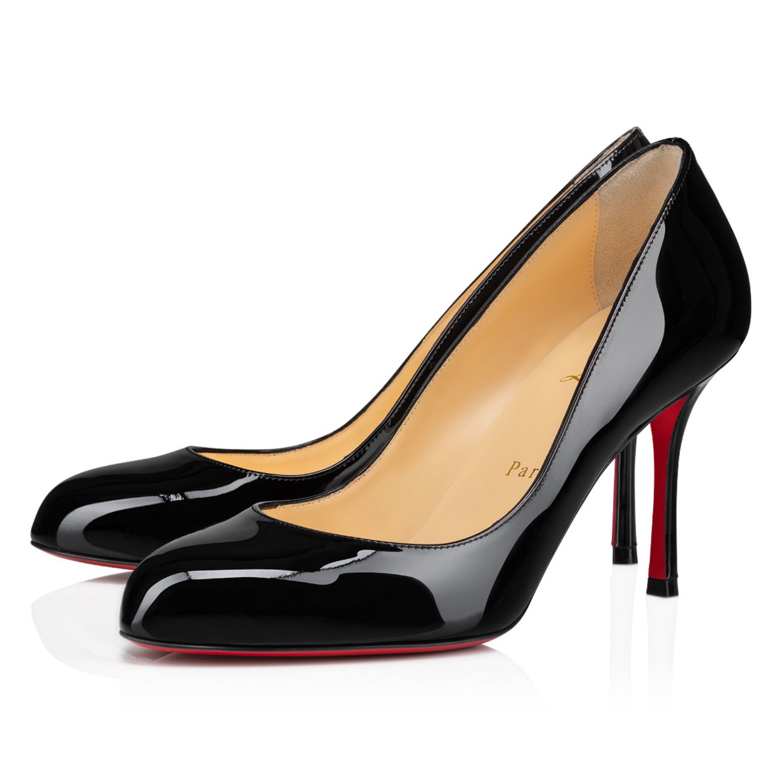 Christian Louboutin Christian Louboutin Dolly Pump 85 Black Patent Leather 41.5 Size US 11.5 / IT 41.5 - 1 Thumbnail