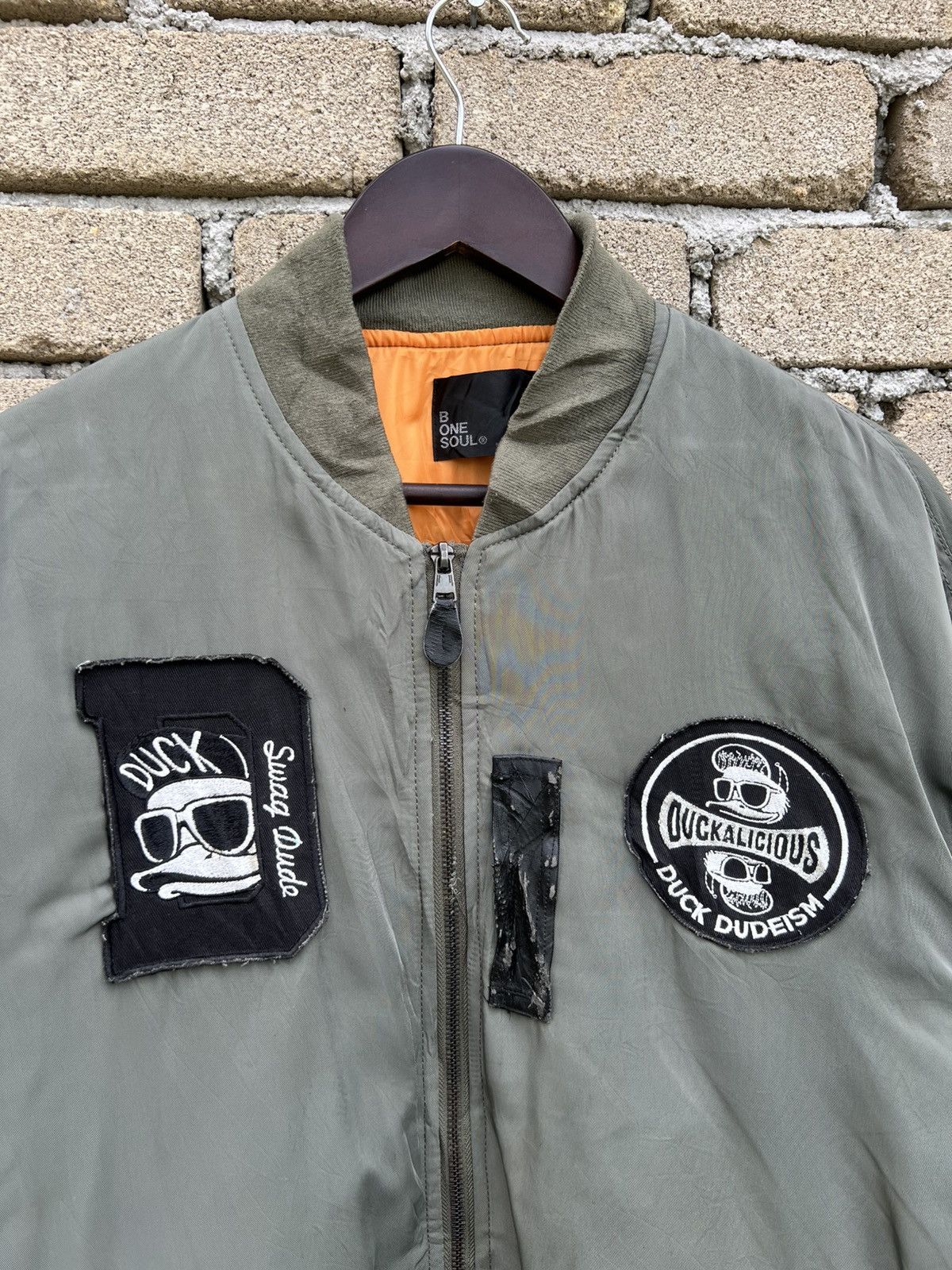 Japanese Brand B One Soul Duck Dude Bomber Jacket Size US XL / EU 56 / 4 - 5 Thumbnail