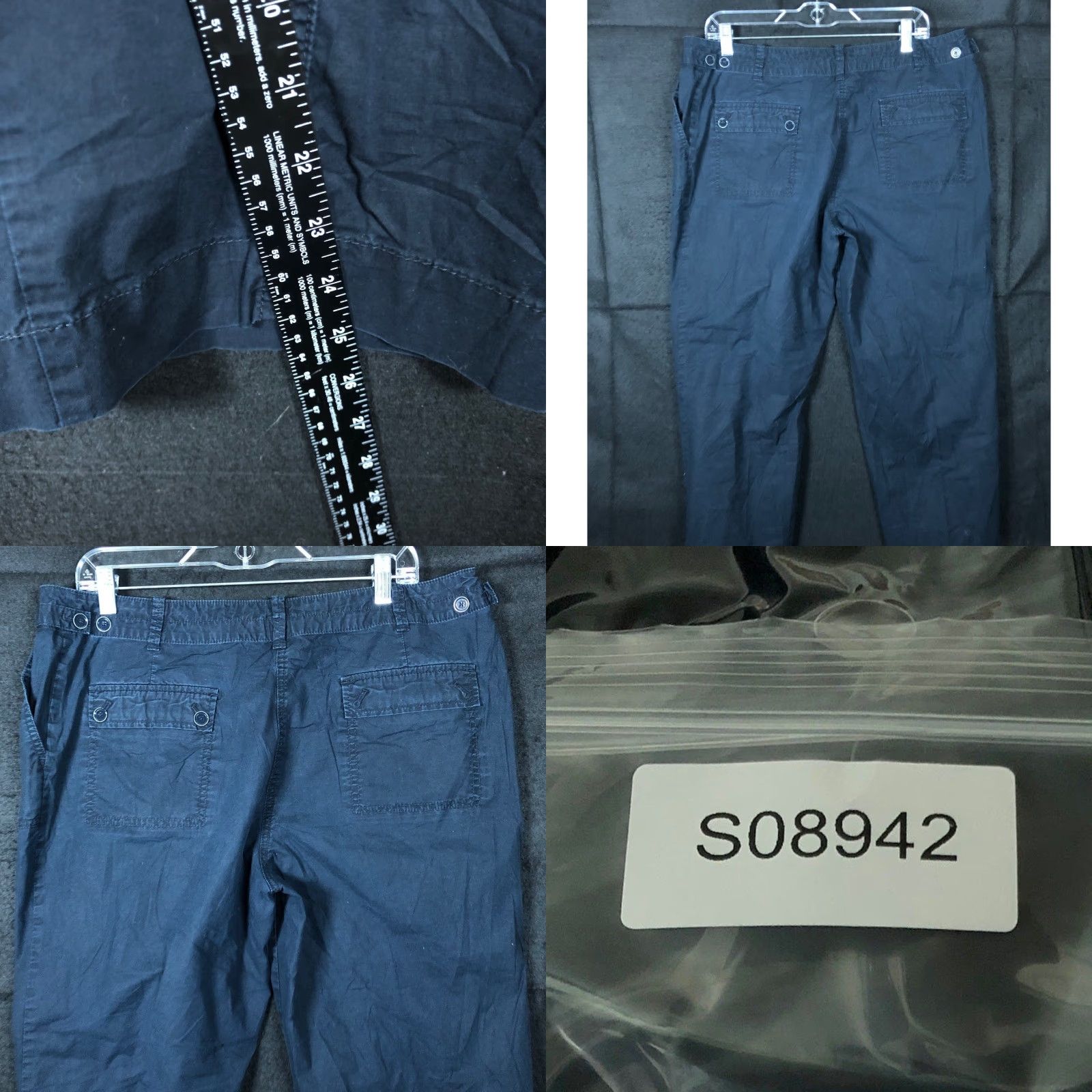 Talbots Talbots Pants Navy Blue High Rise Signature Stretch 14 Womens Casual Travel 14 Talbots Womens Pants Navy Blue High Rise Signature Stretch 14 Size 36" / US 14 / IT 50 - 8 Thumbnail