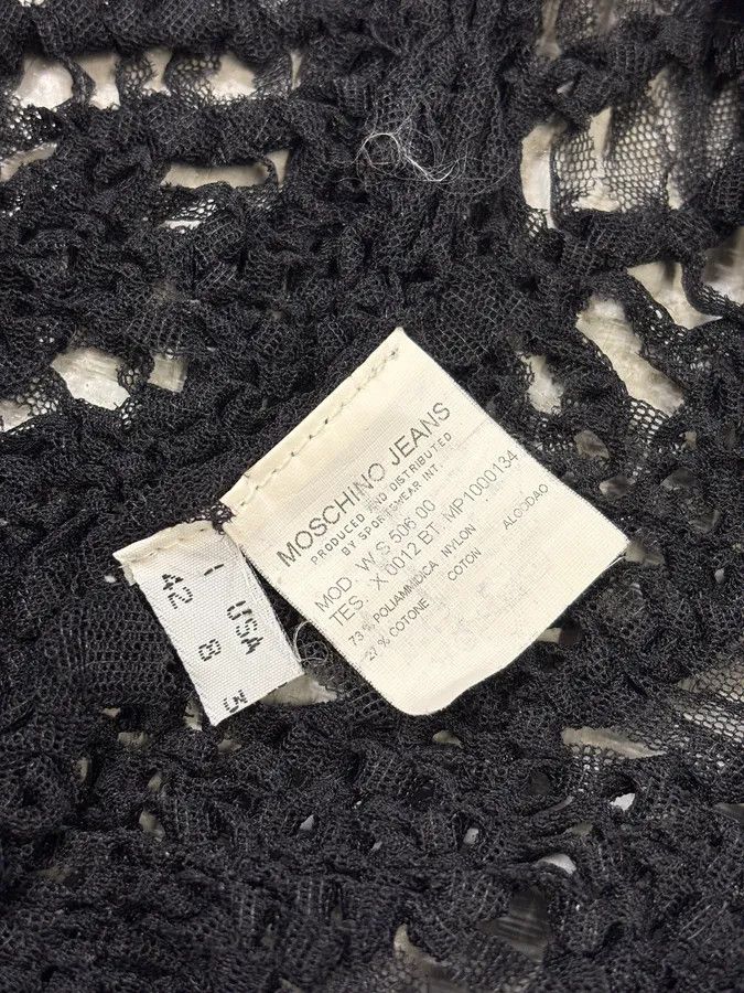 Moschino Moschino Black Wool Buttoned Cardigan Size XS / US 0-2 / IT 36-38 - 7 Thumbnail