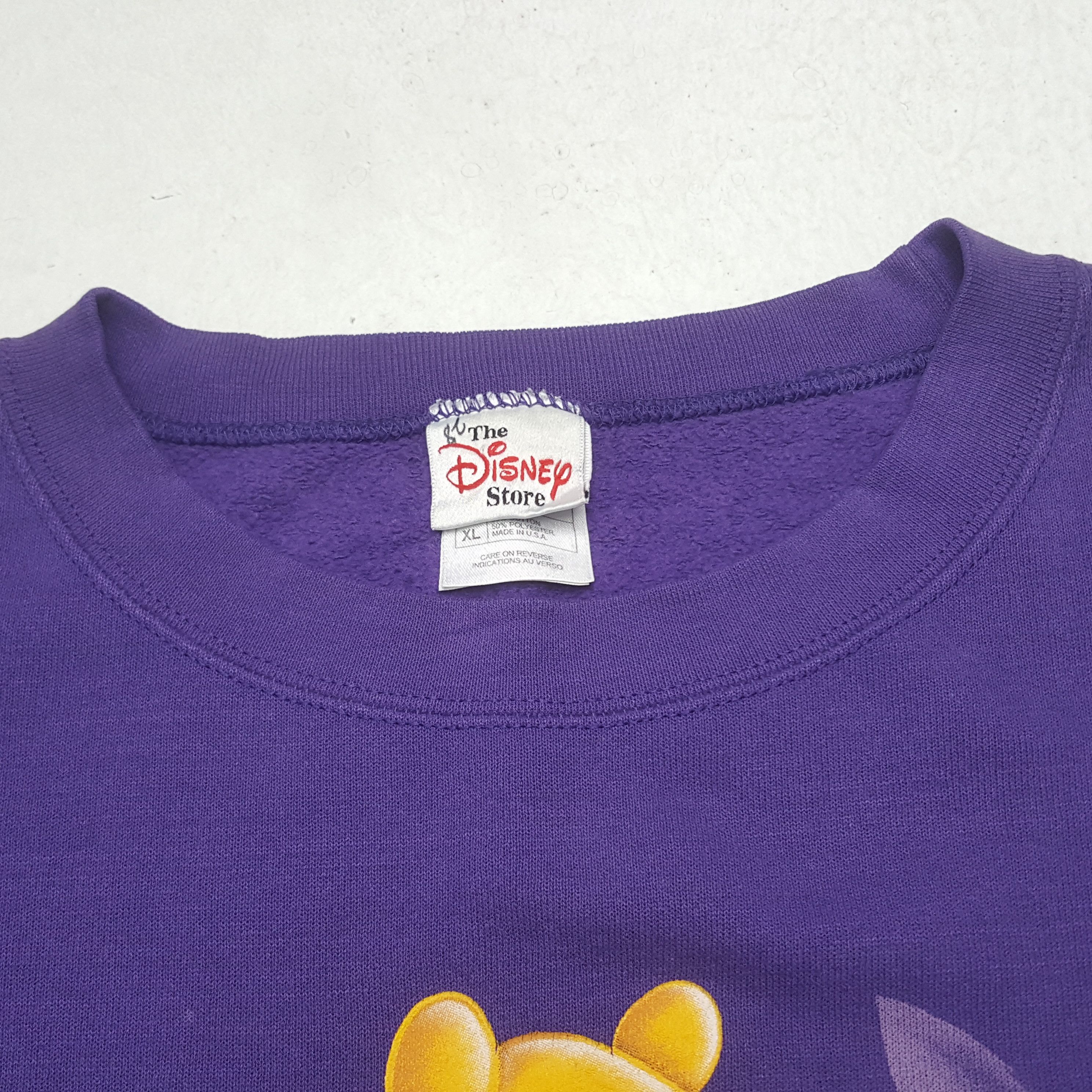Disney Vintage Disney Pooh Sweet As Hunny Sweatshirt Size US XL / EU 56 / 4 - 4 Thumbnail