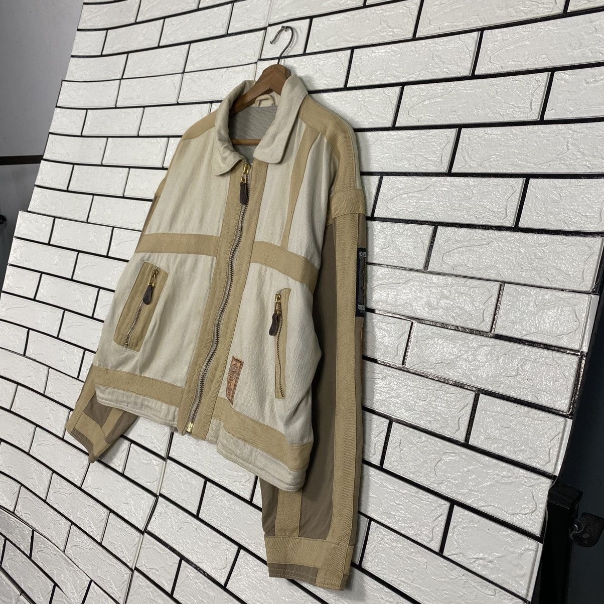 Hysteric Glamour 📌Cropped Zipper Denim Chore Jacket Farnese Big Logo Size US L / EU 52-54 / 3 - 4 Thumbnail