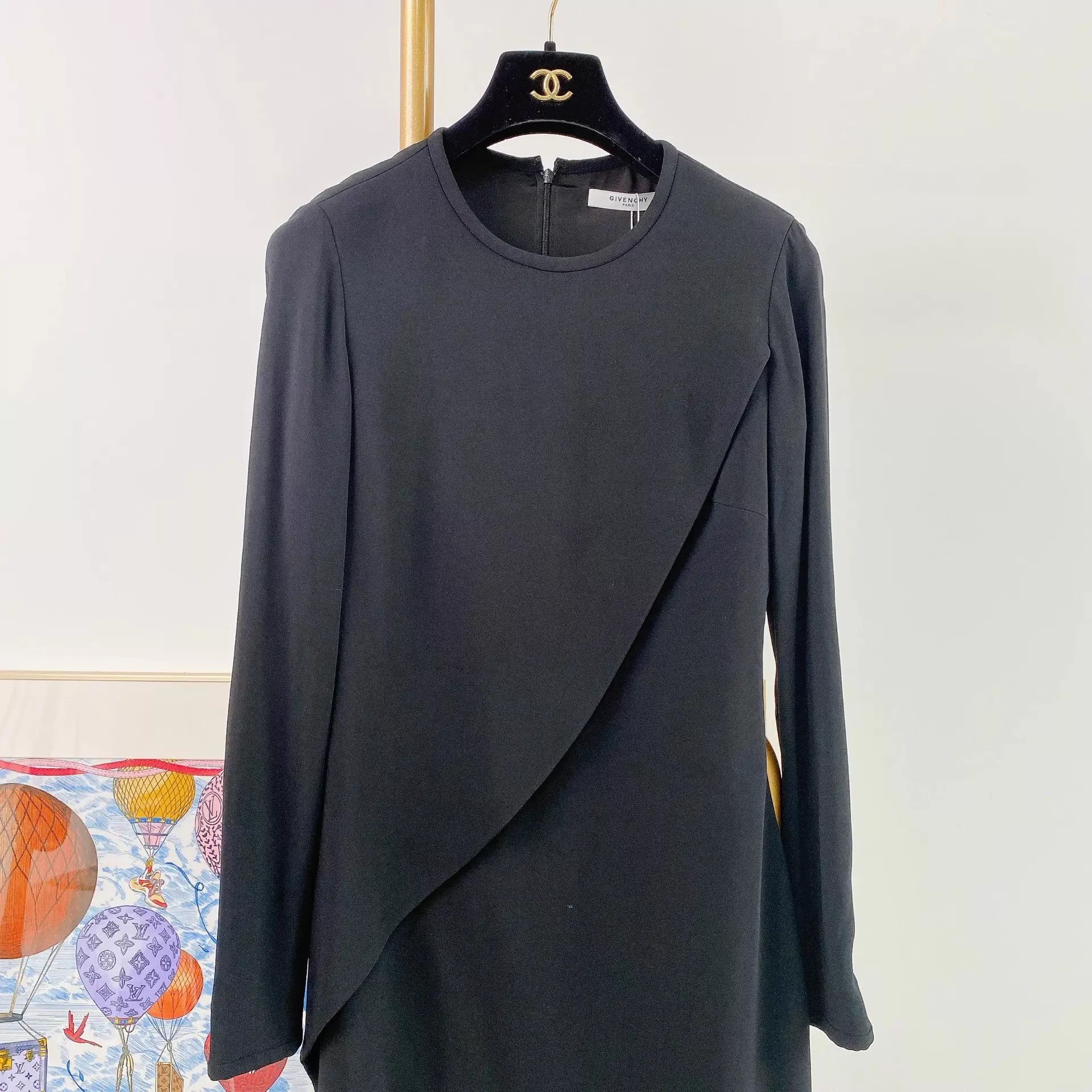 Givenchy Givenchy women's black crew neck dress 34 Size XXS / US 00 / IT 34 - 3 Thumbnail