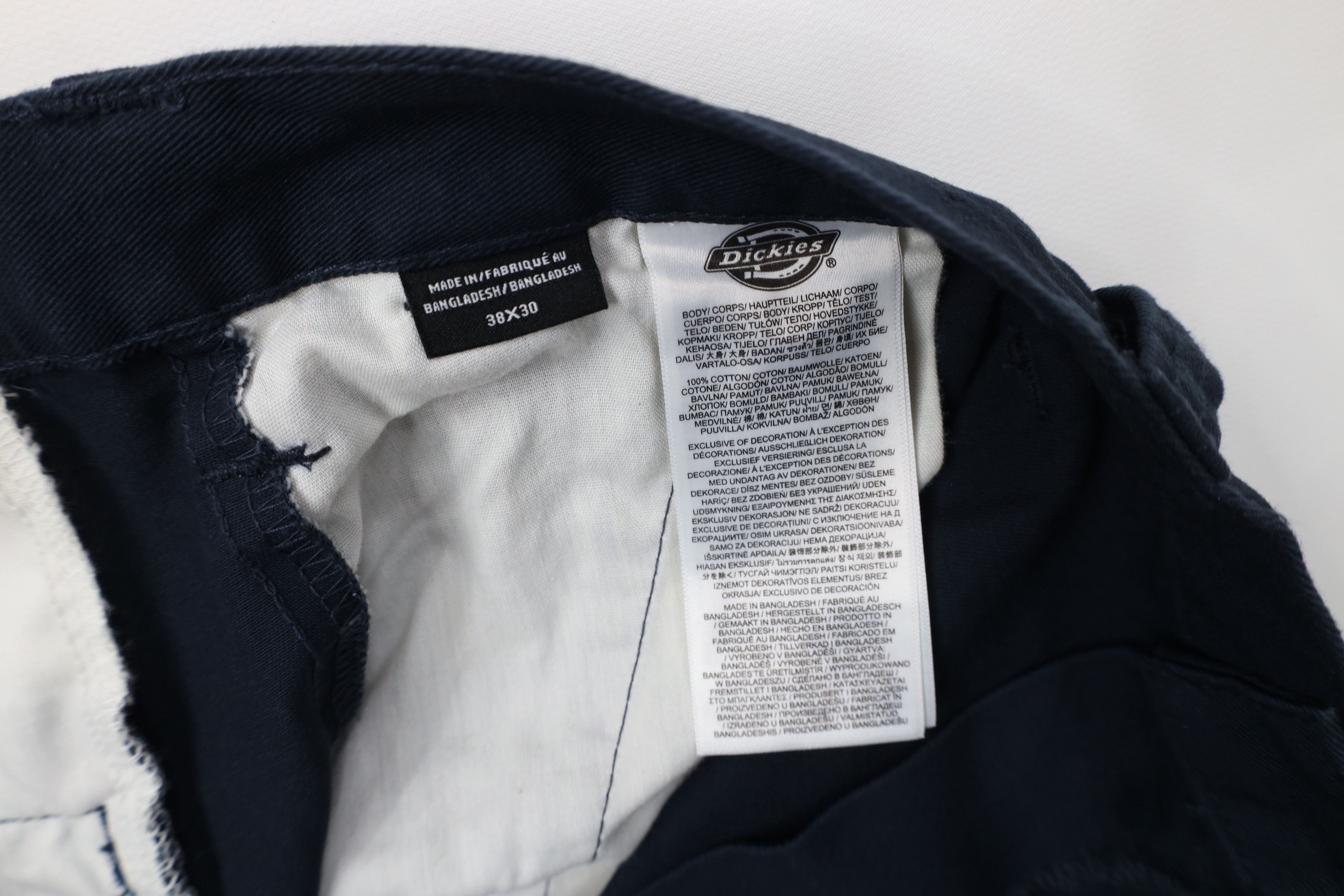 Dickies Deadstock Y2K Dickies Wide Leg Cargo Pants Navy Blue Cotton Size US 38 / EU 54 - 7 Thumbnail