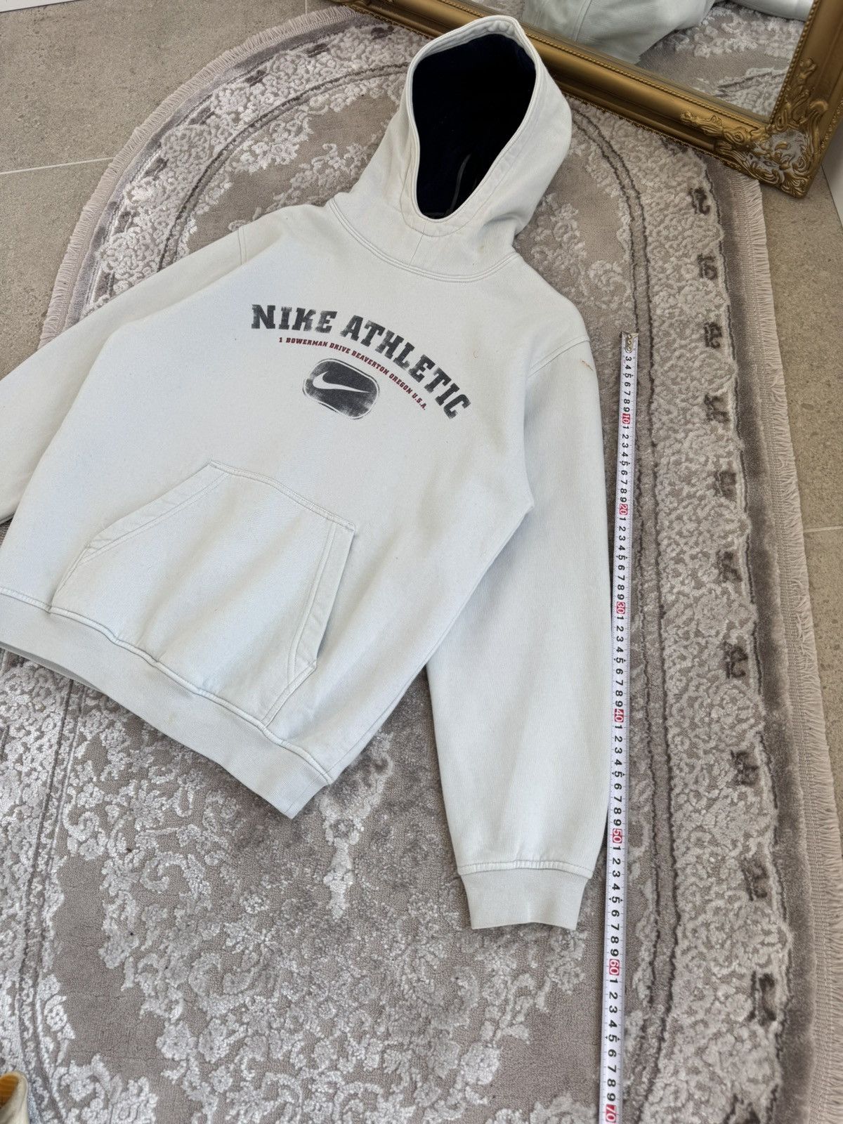 Nike Vintage Nike Athletic Hoodie Big logo Center Swoosh Y2K Size US XS / EU 42 / 0 - 10 Thumbnail